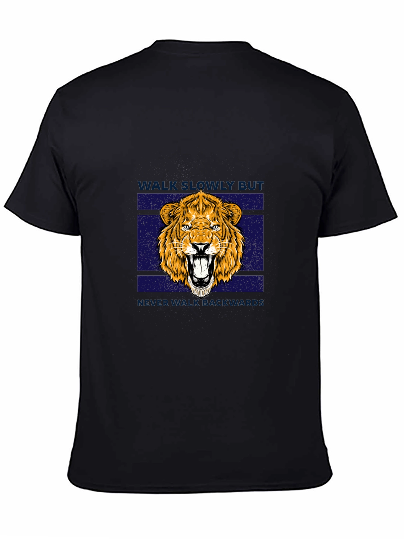 Walk Slowly Lion Graphic Tee