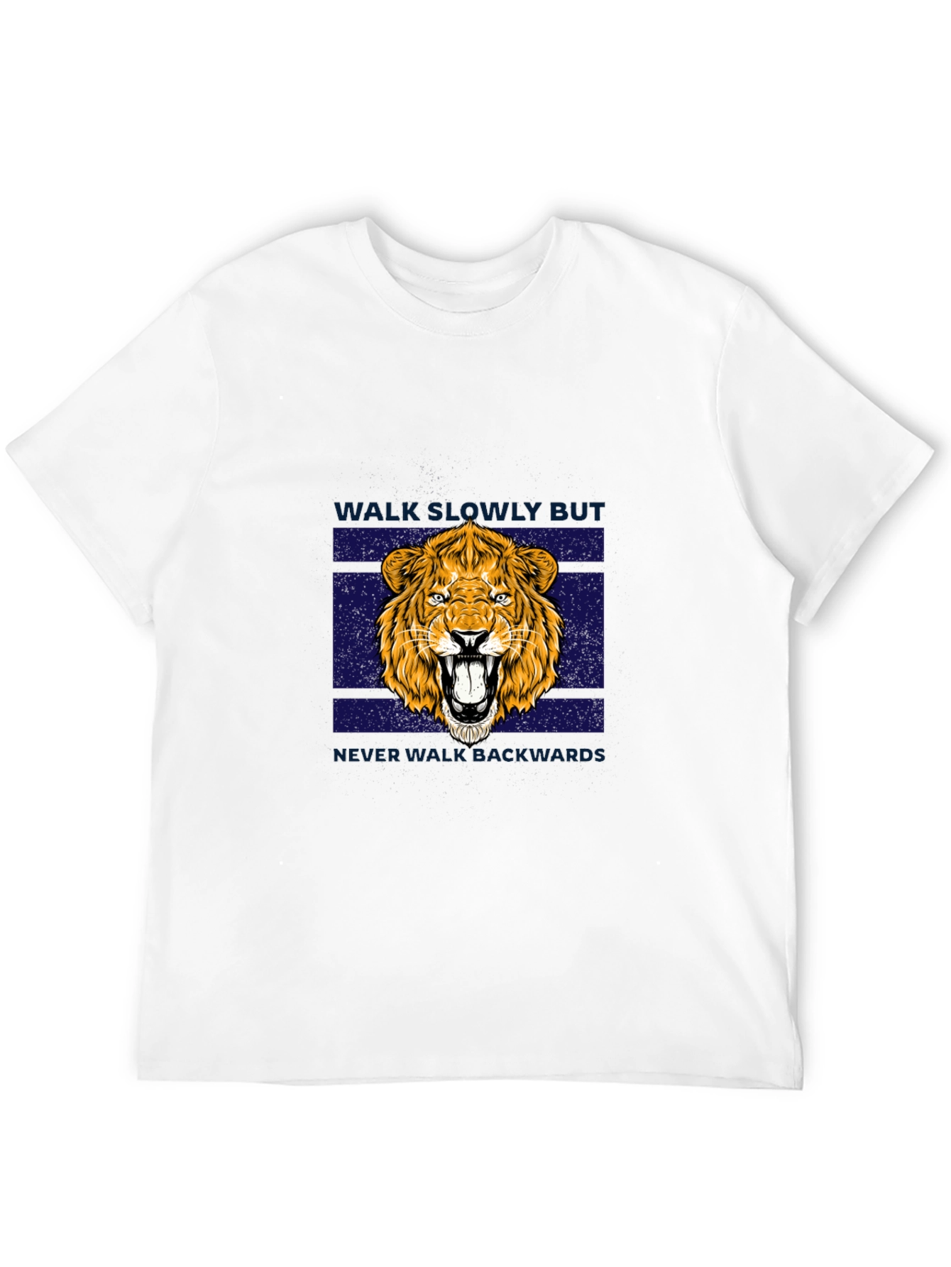 Walk Slowly Lion Graphic Tee