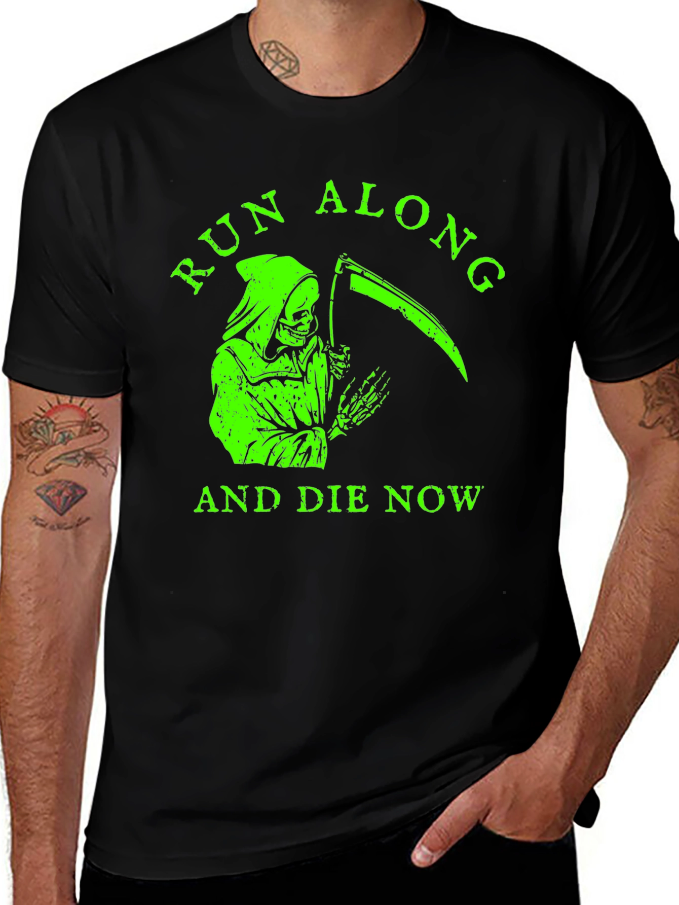 Run Along and Die Now Graphic T-Shirt