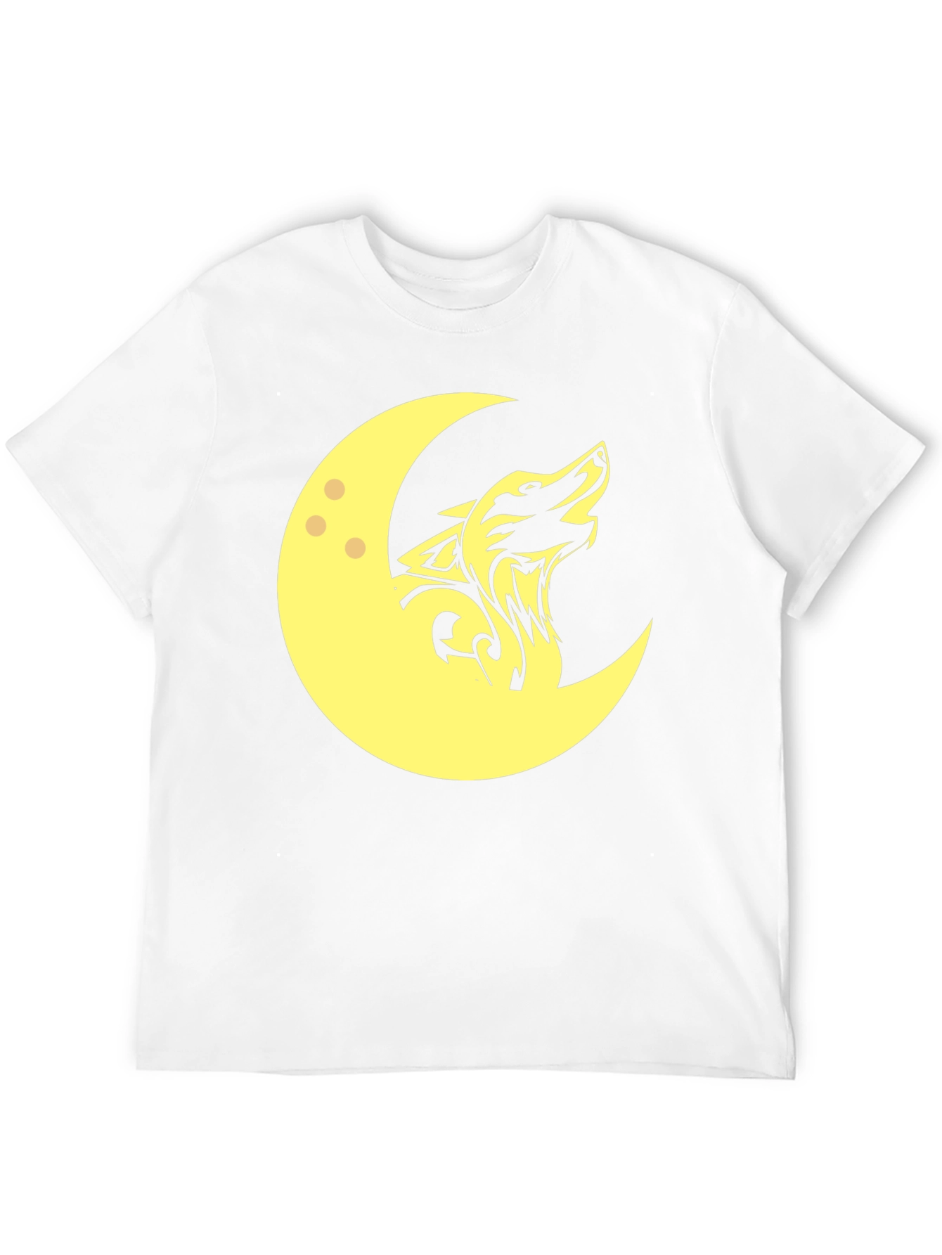 Wolf Moon Graphic T-Shirt - Black