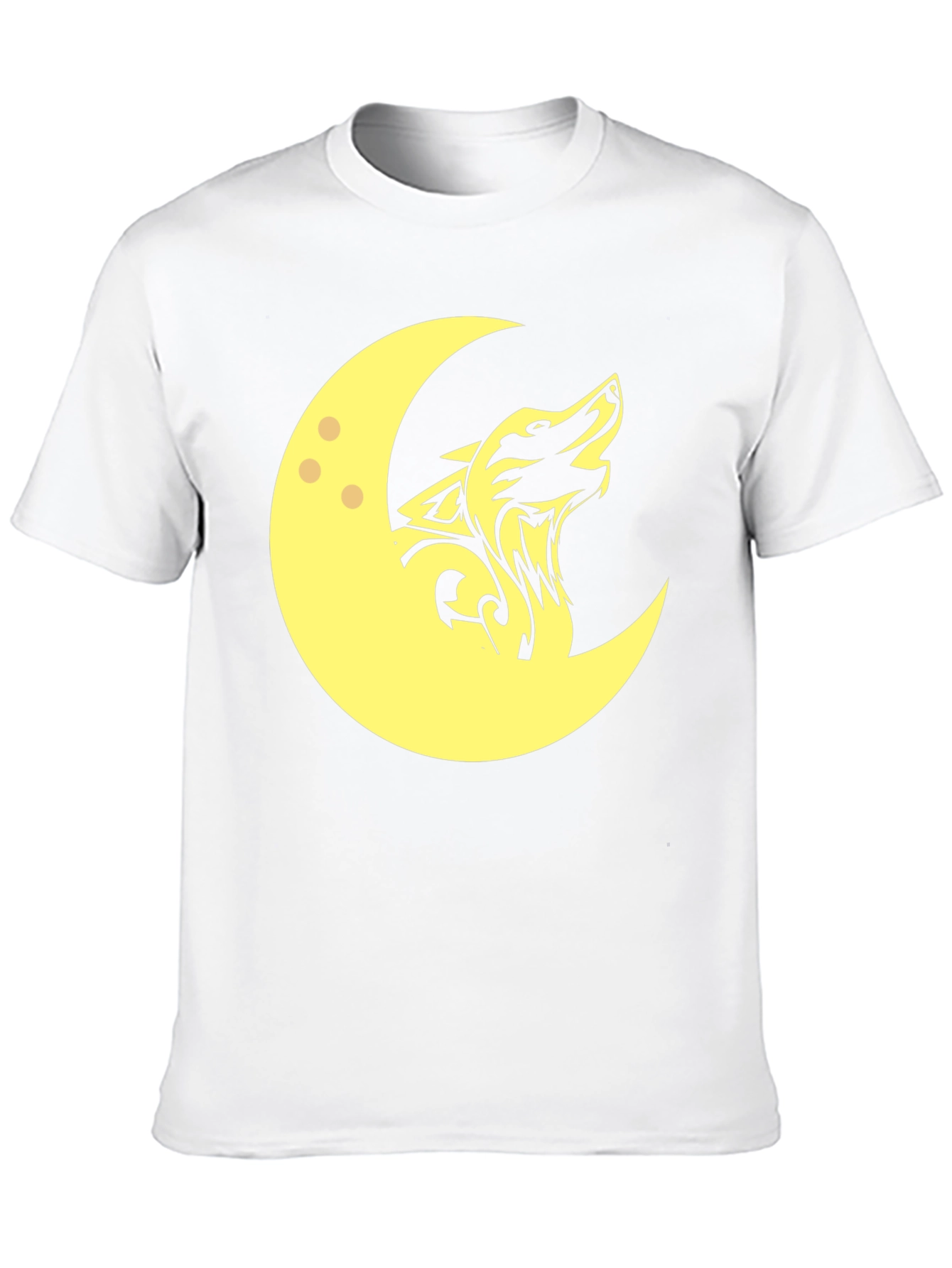 Wolf Moon Graphic T-Shirt - Black