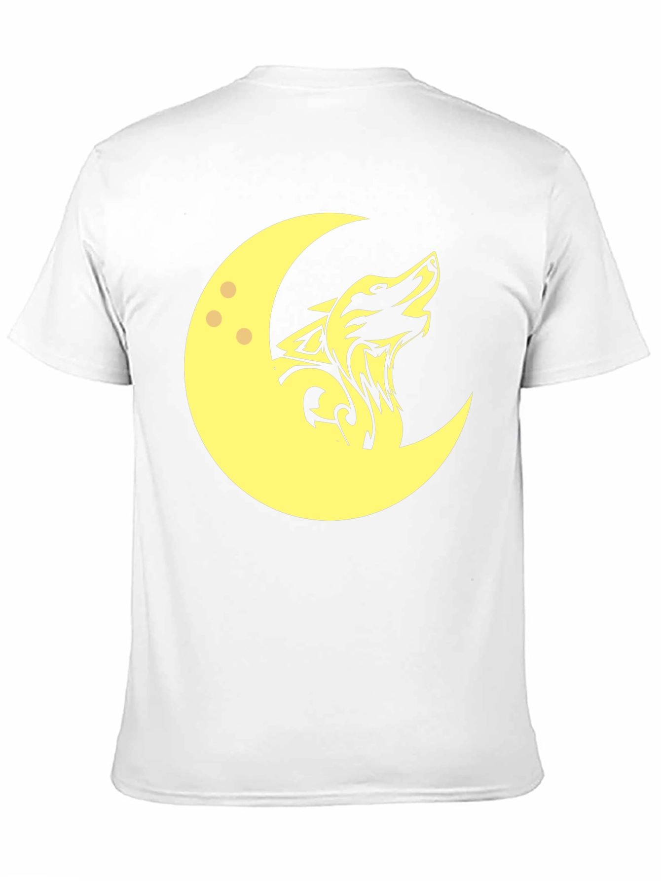 Wolf Moon Graphic T-Shirt - Black
