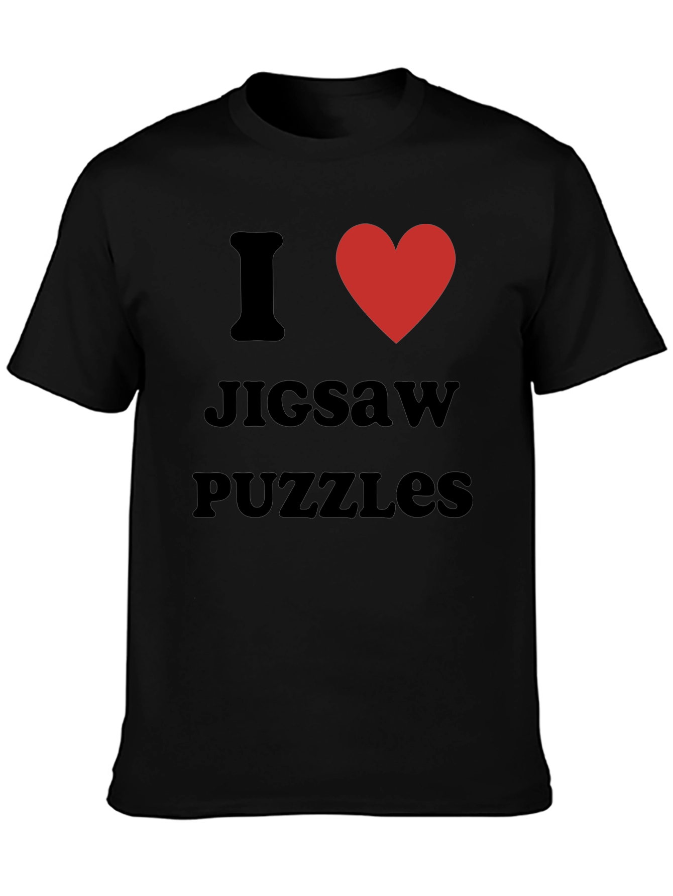 I Love Jigsaw Puzzles Graphic Tee