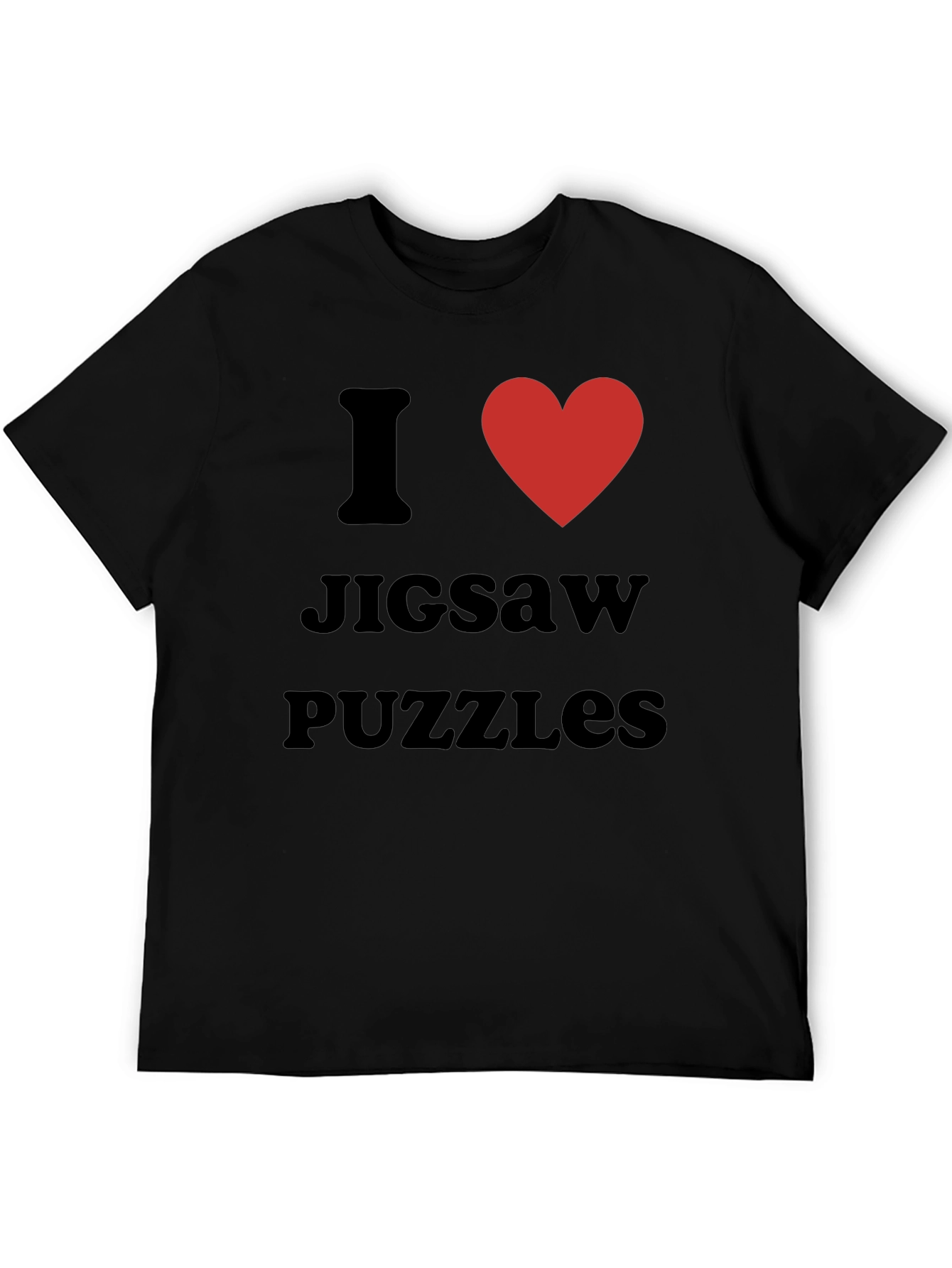 I Love Jigsaw Puzzles Graphic Tee