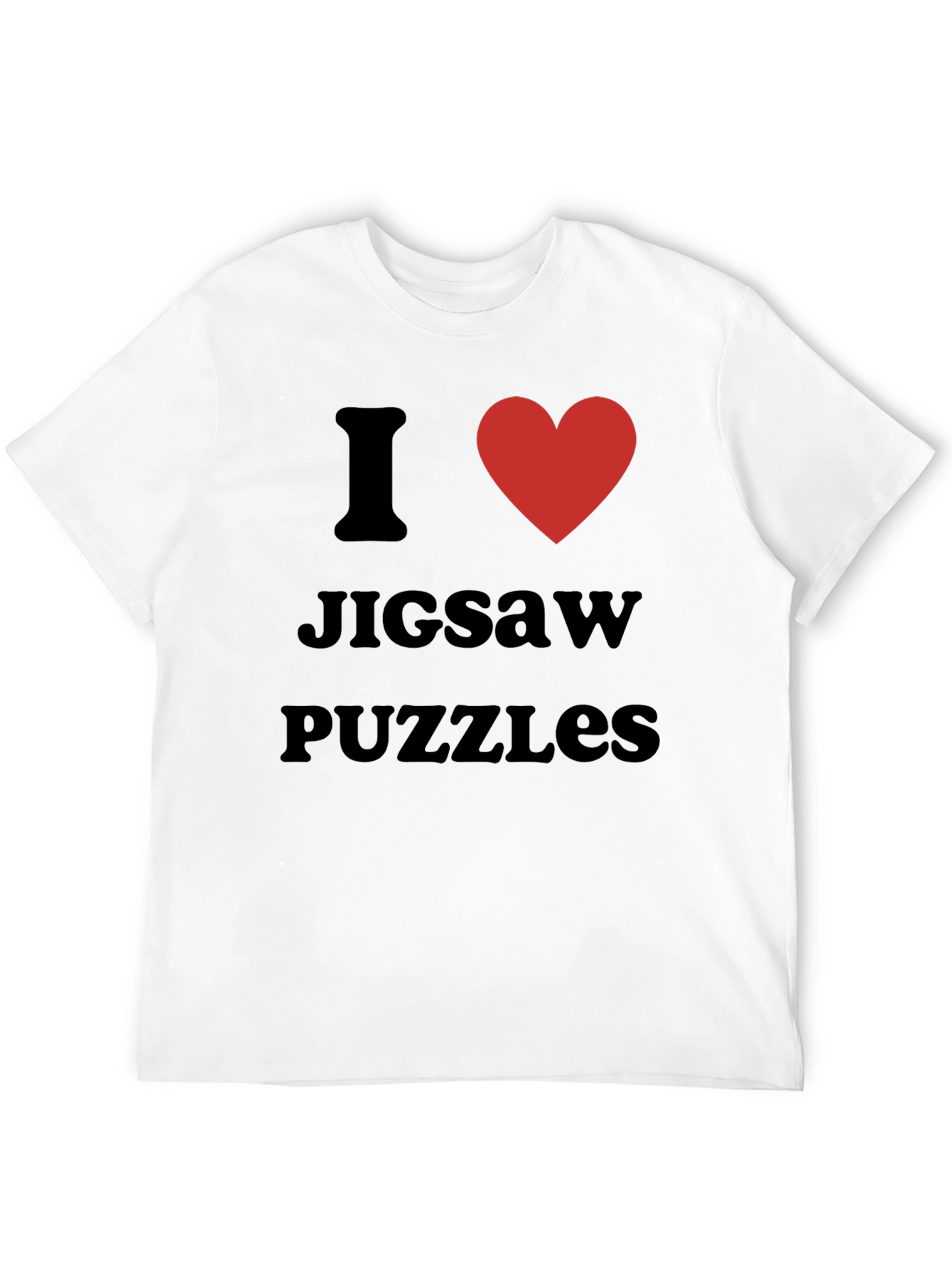 I Love Jigsaw Puzzles Graphic Tee