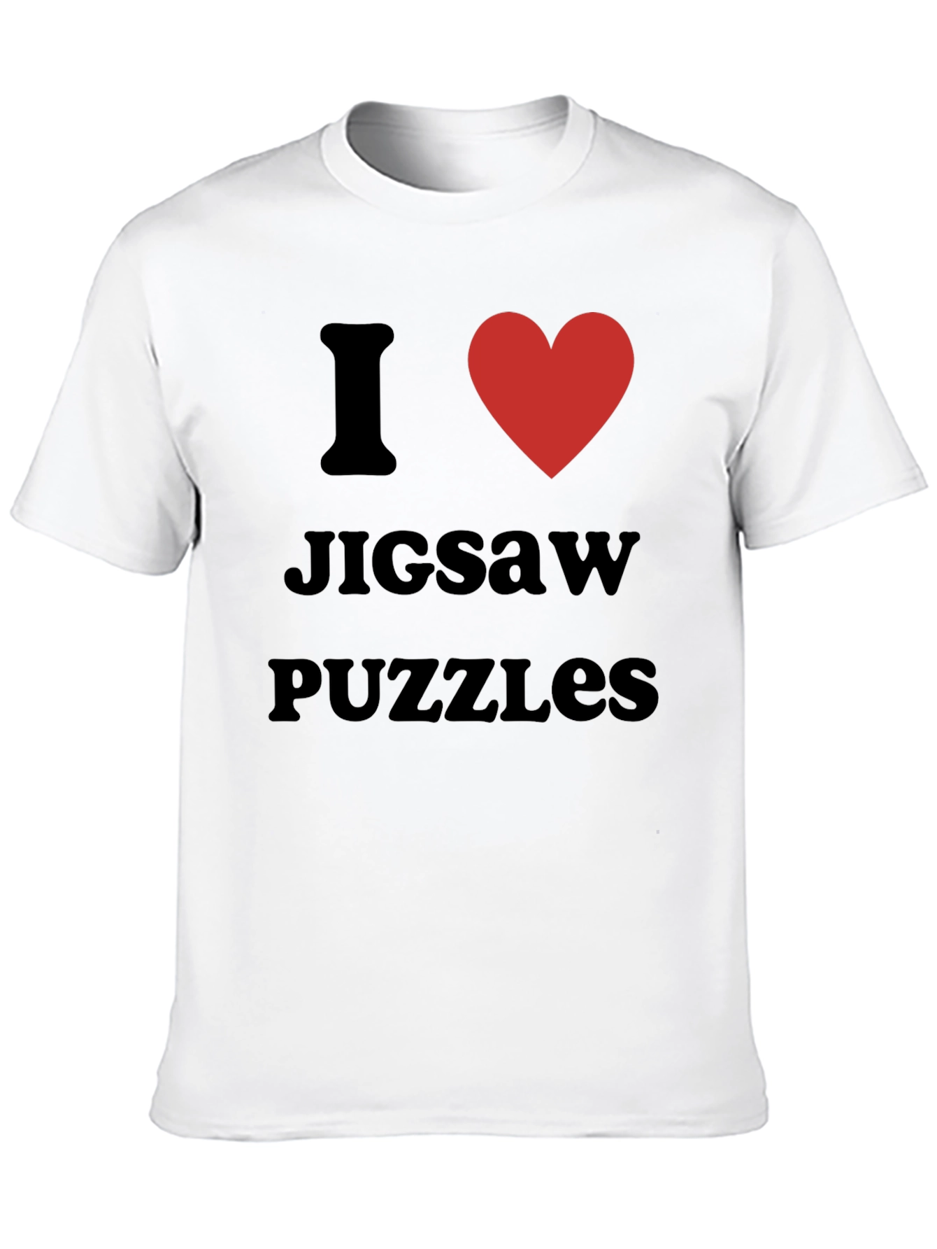 I Love Jigsaw Puzzles Graphic Tee
