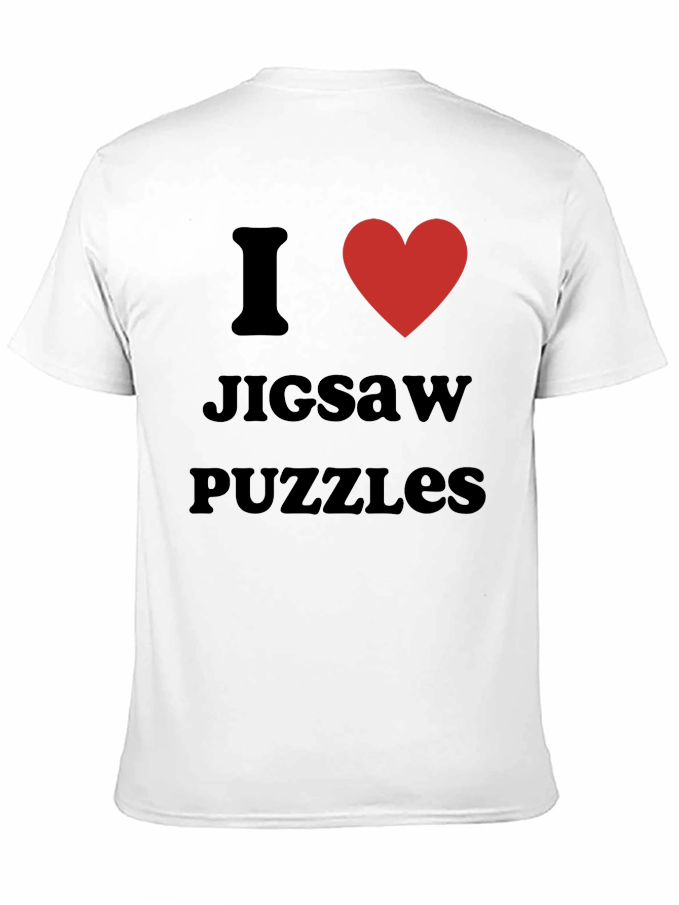 I Love Jigsaw Puzzles Graphic Tee