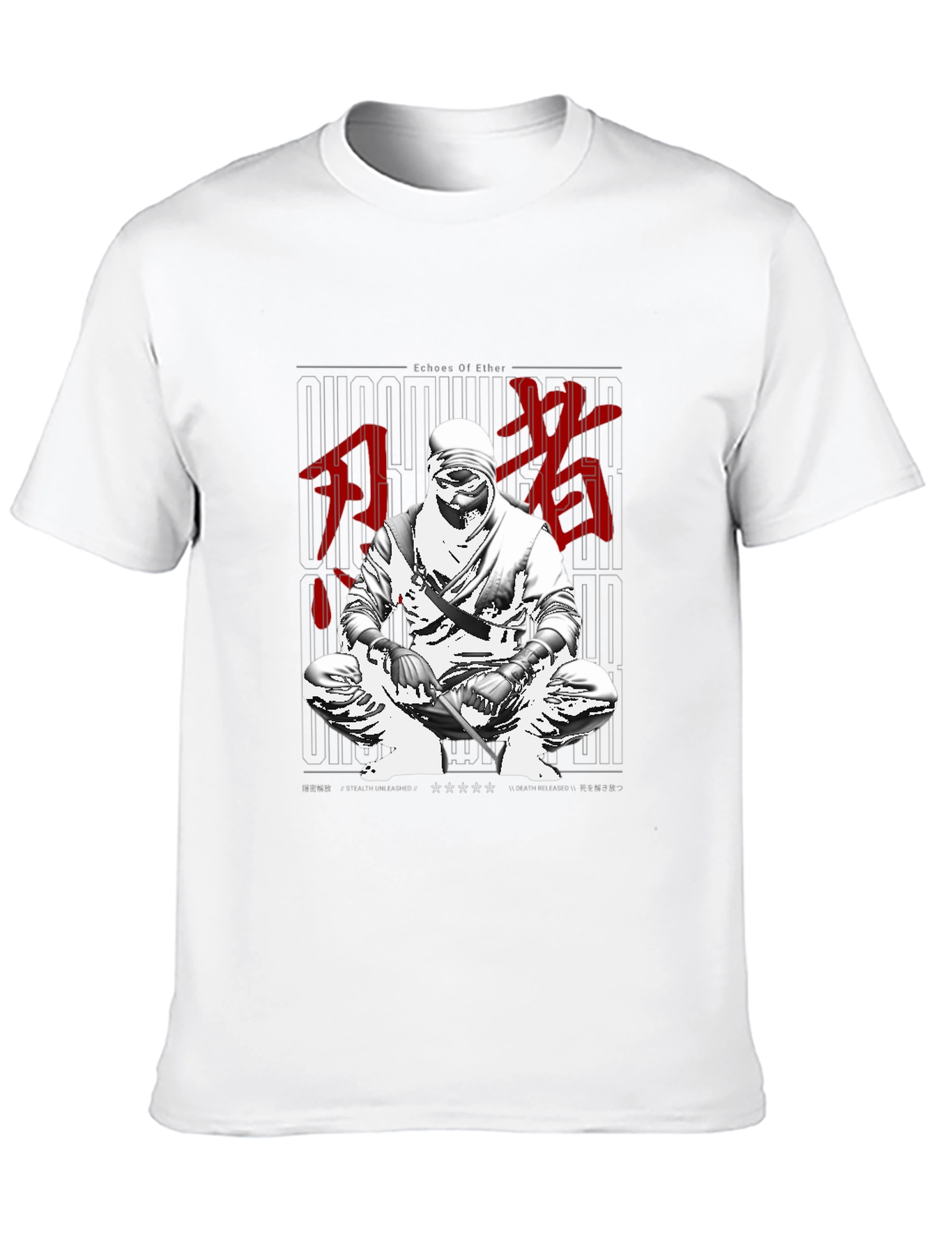 Echoes of Ether Ninja Graphic T-Shirt