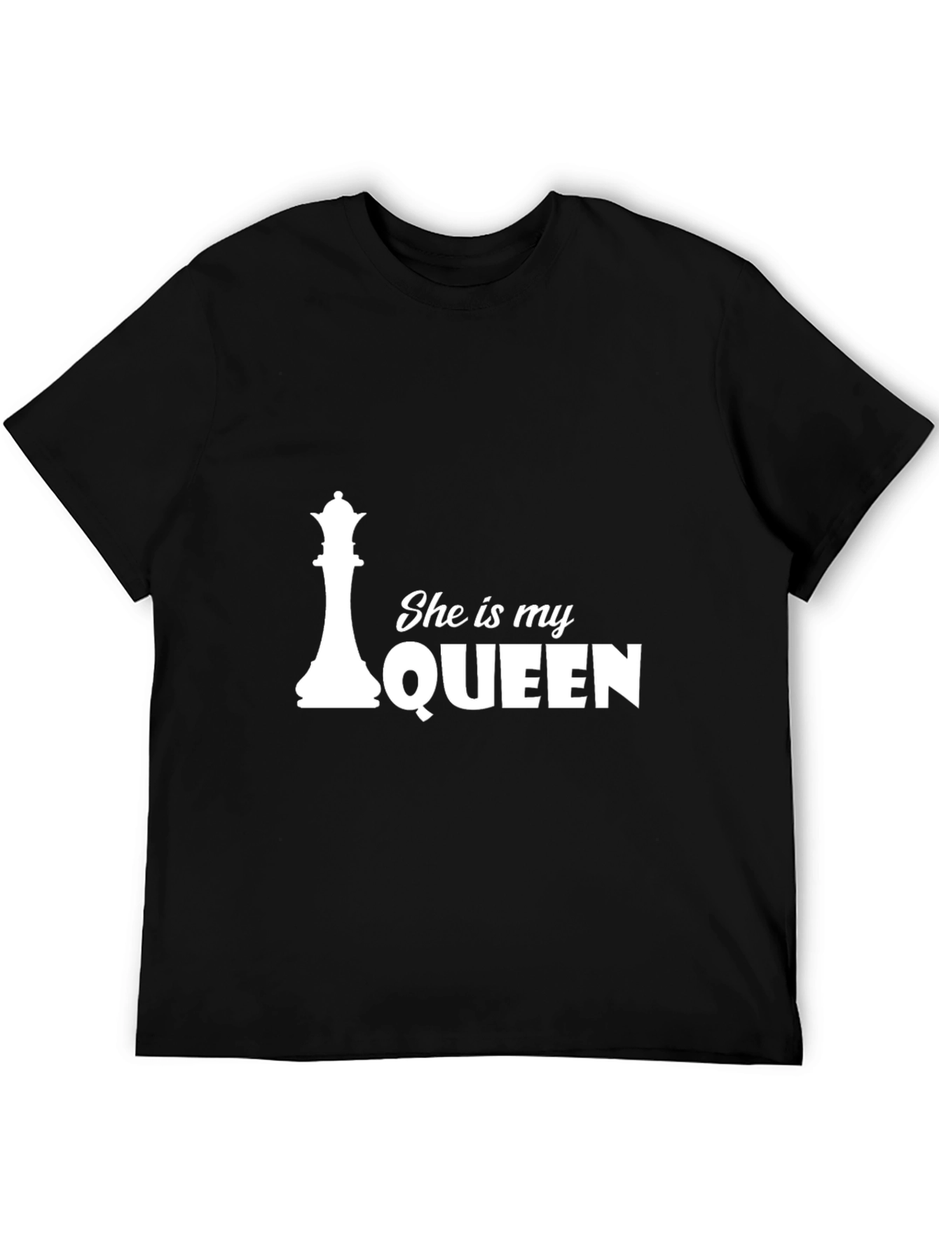 She is My Queen Chess Graphic Tee