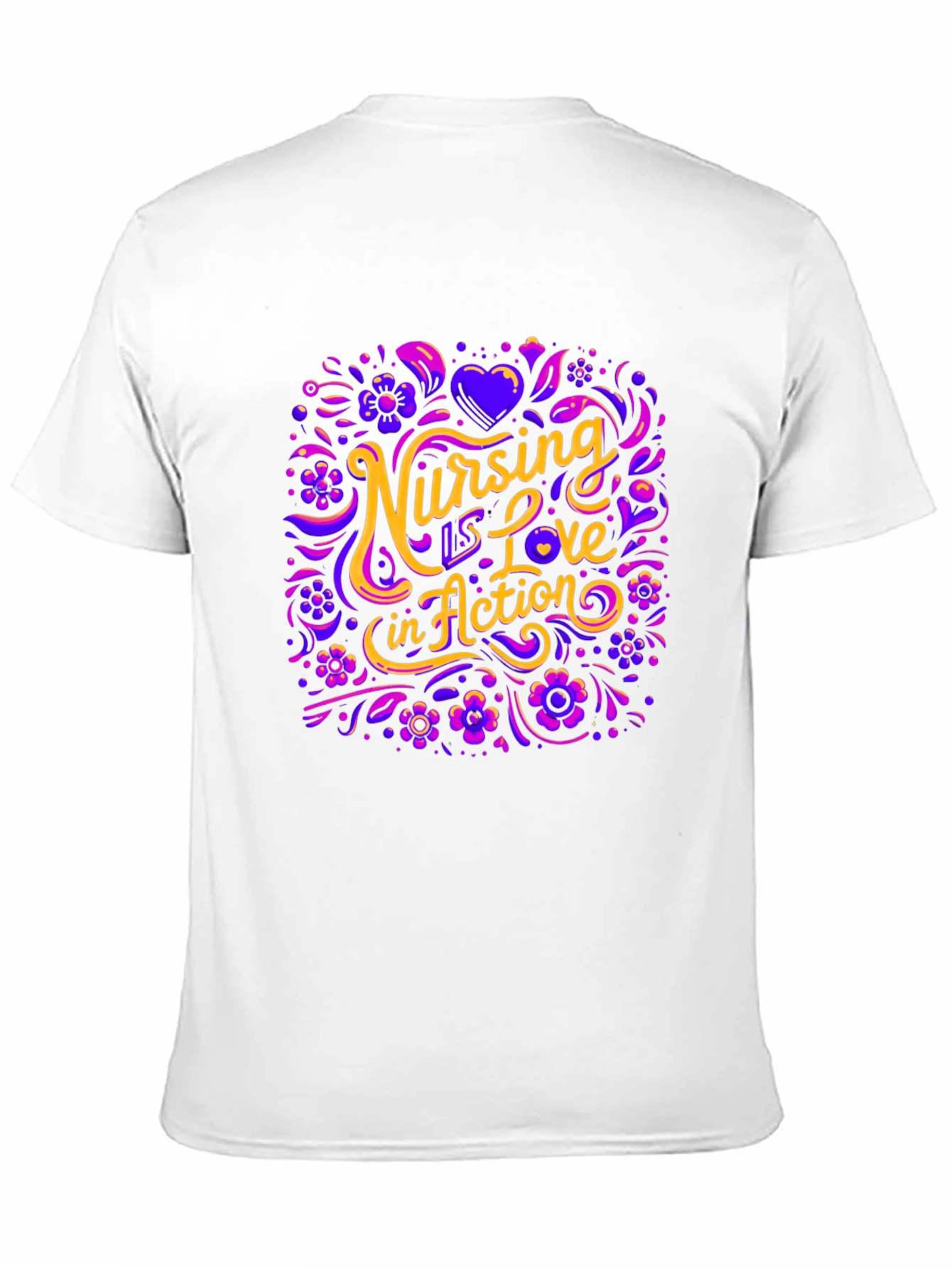 Nursing is Love in Action Graphic Tee