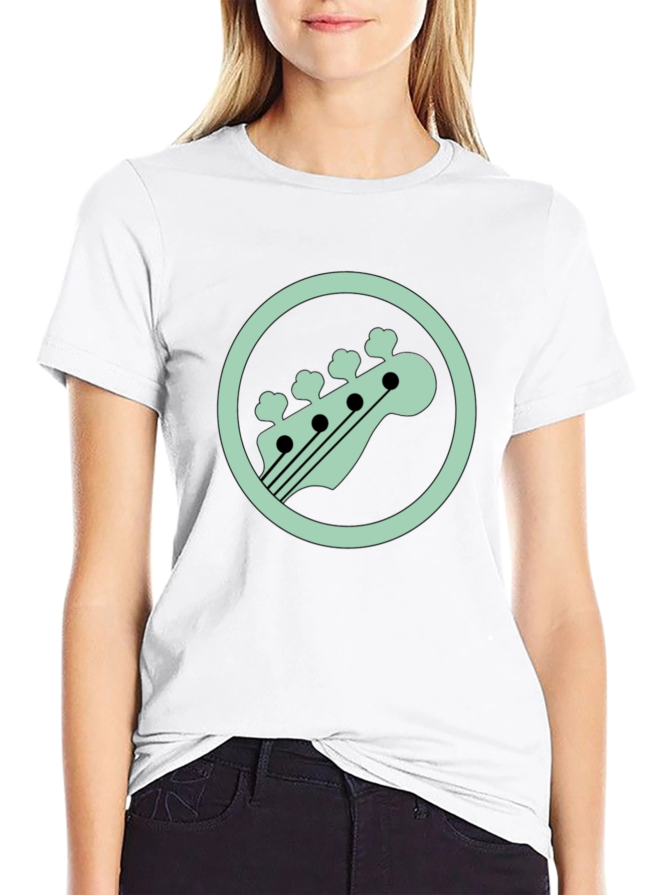 Bass Guitar Headstock T-Shirt