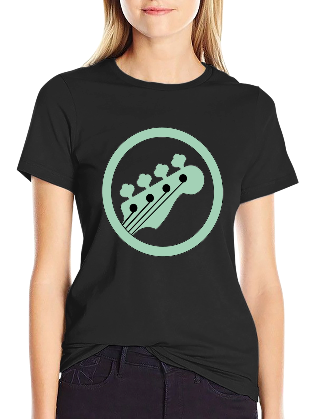 Bass Guitar Headstock T-Shirt