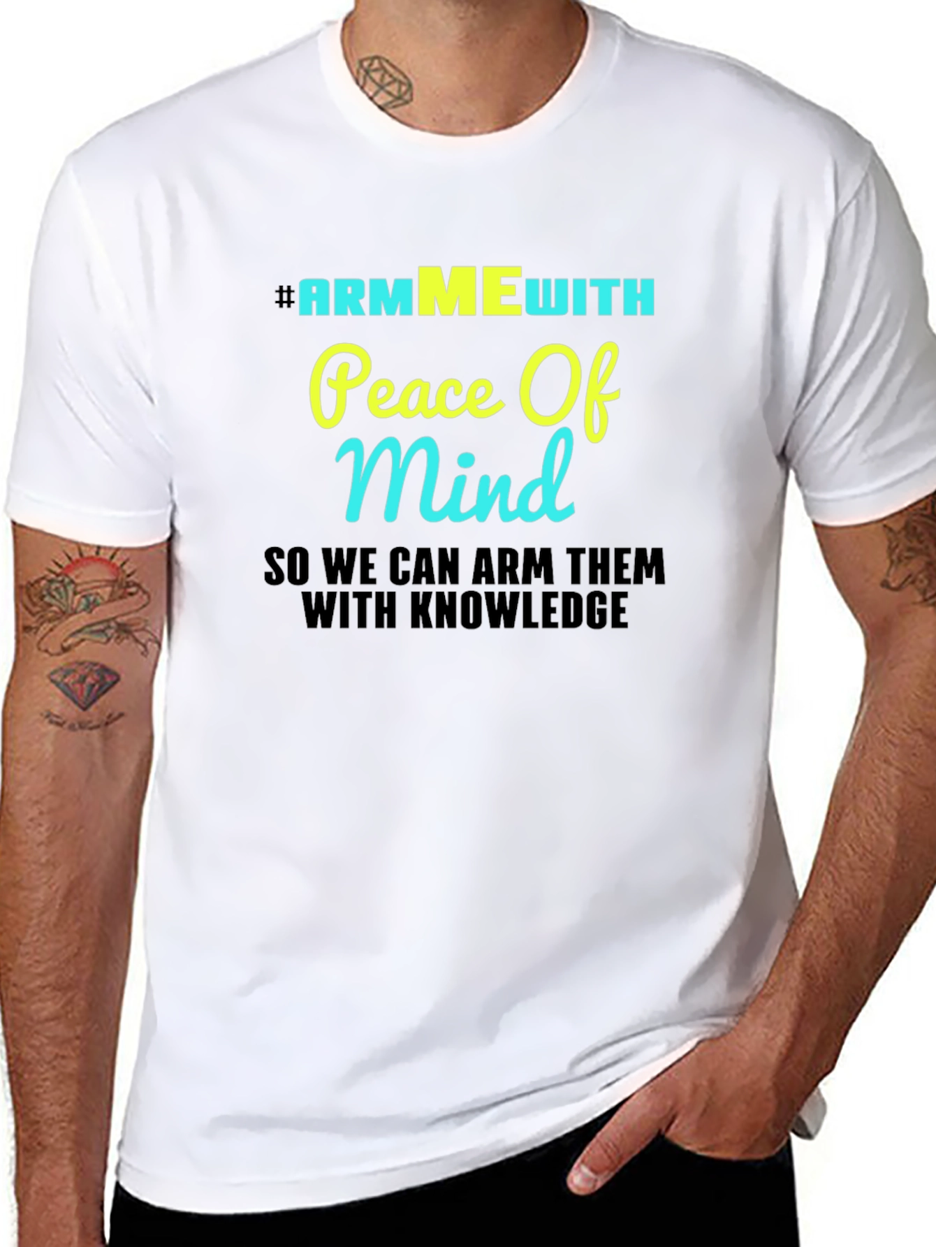 #ArmMEwith Peace Of Mind Graphic T-Shirt