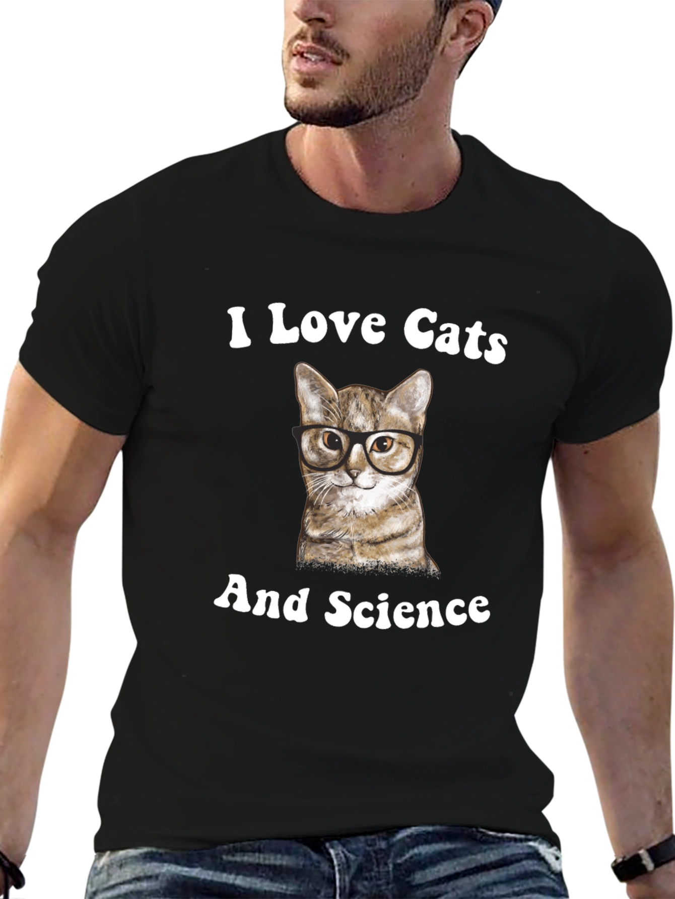 I Love Cats And Science T-Shirt