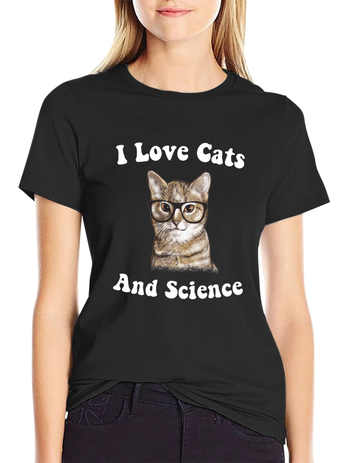 I Love Cats And Science T-Shirt