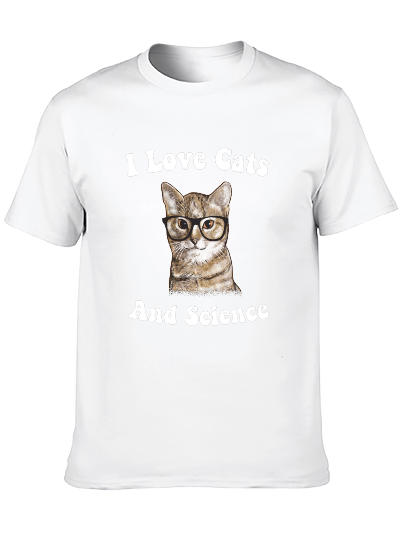 I Love Cats And Science T-Shirt