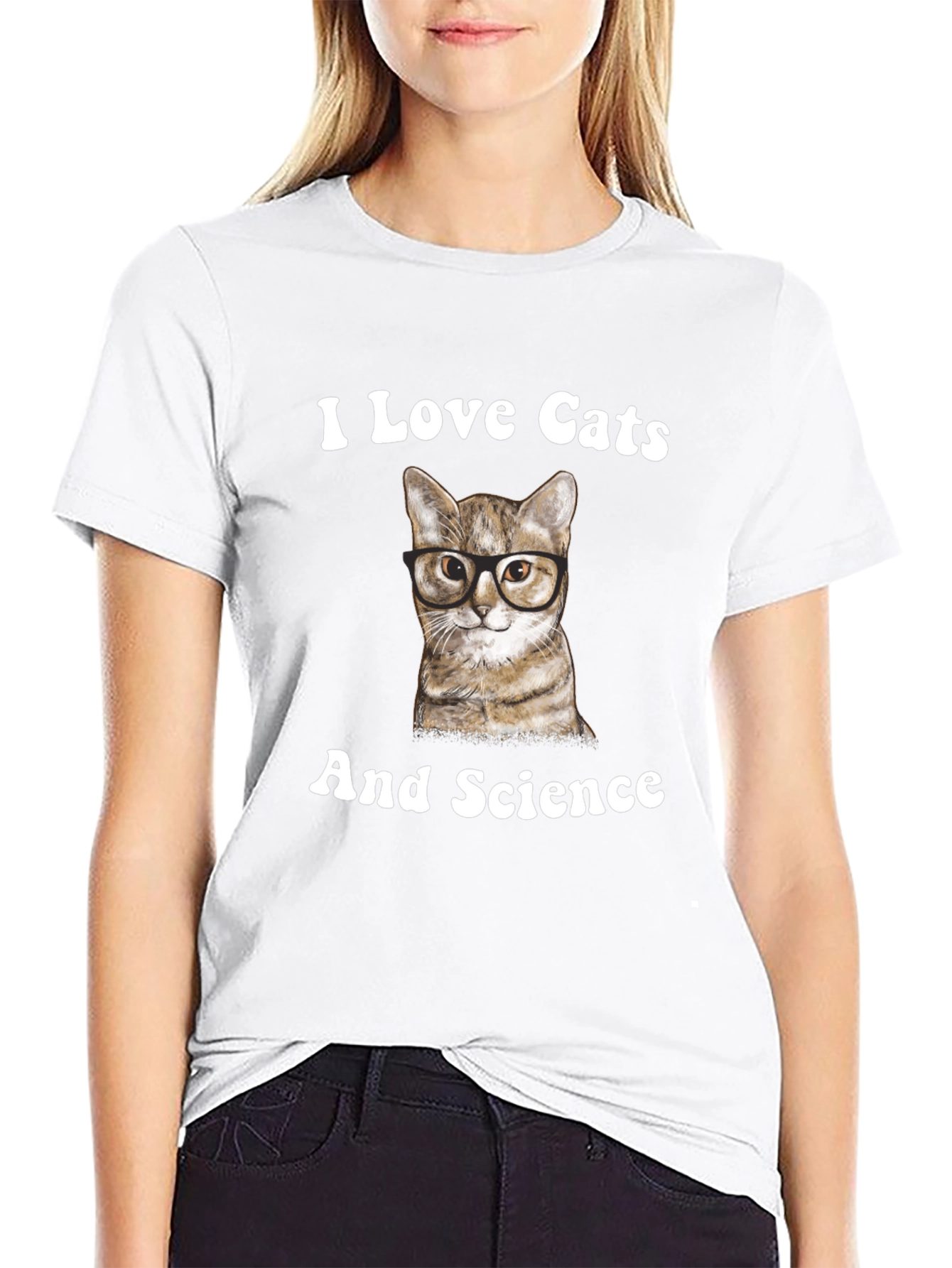I Love Cats And Science T-Shirt
