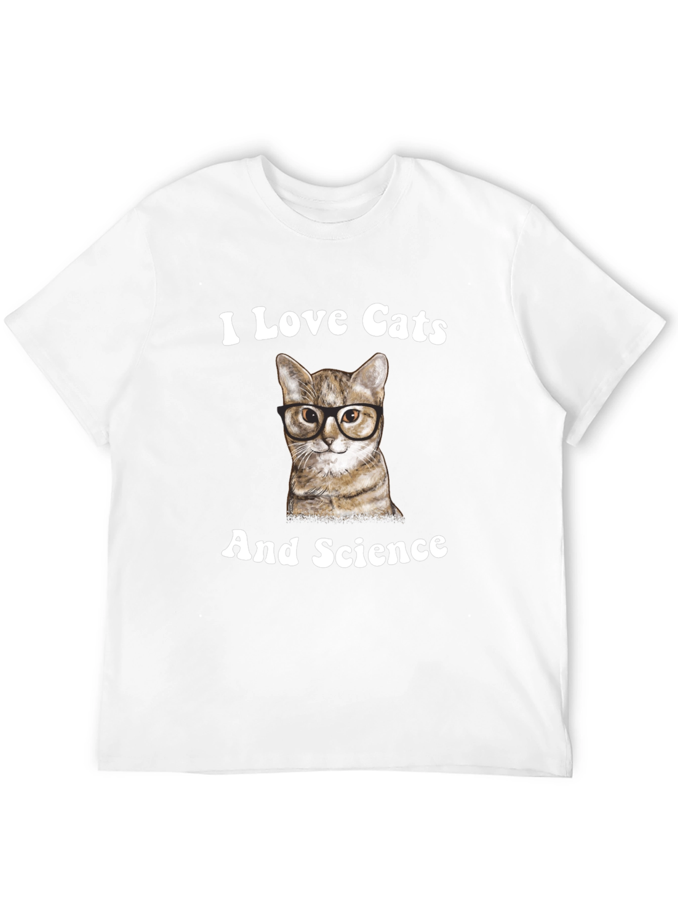 I Love Cats And Science T-Shirt
