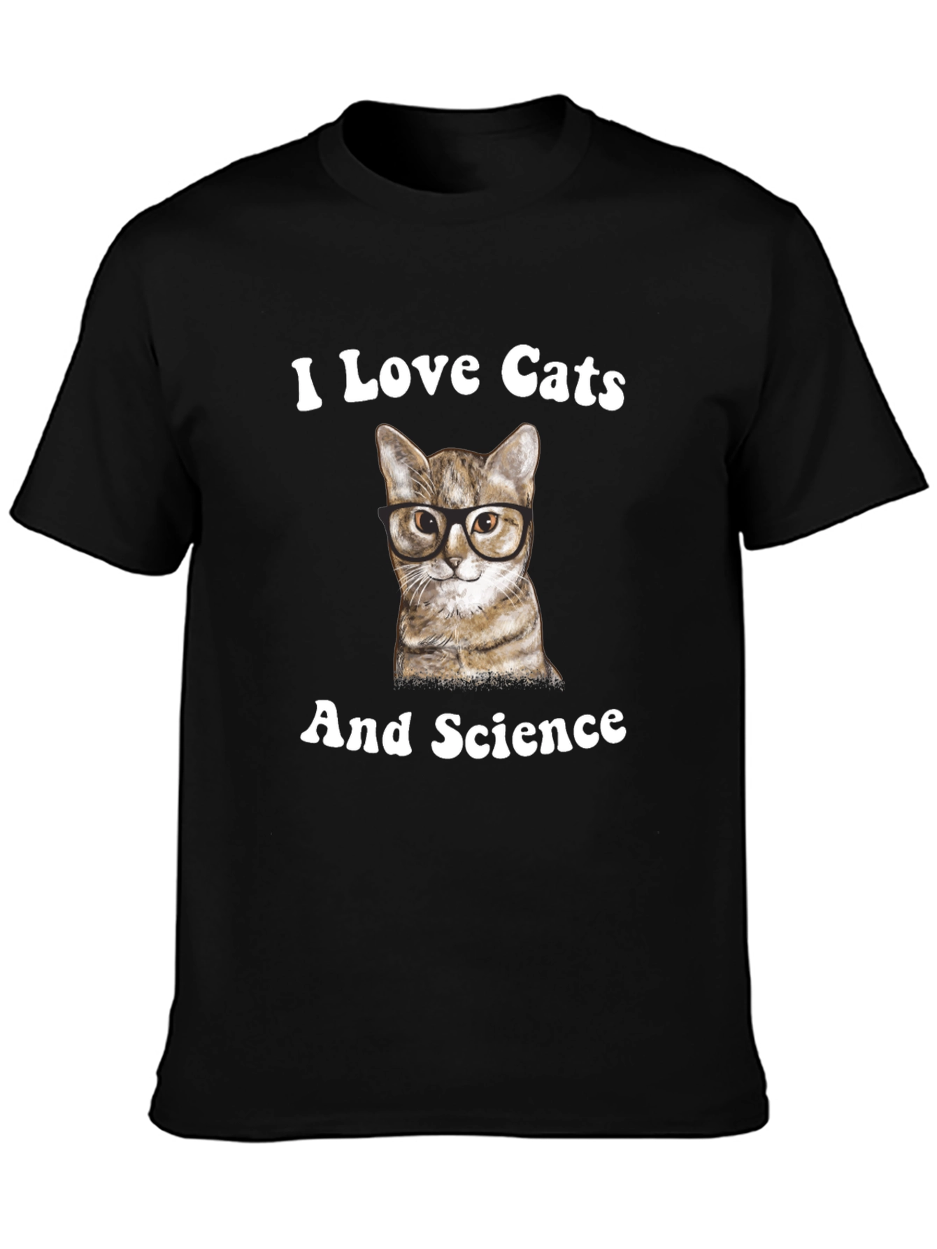 I Love Cats And Science T-Shirt