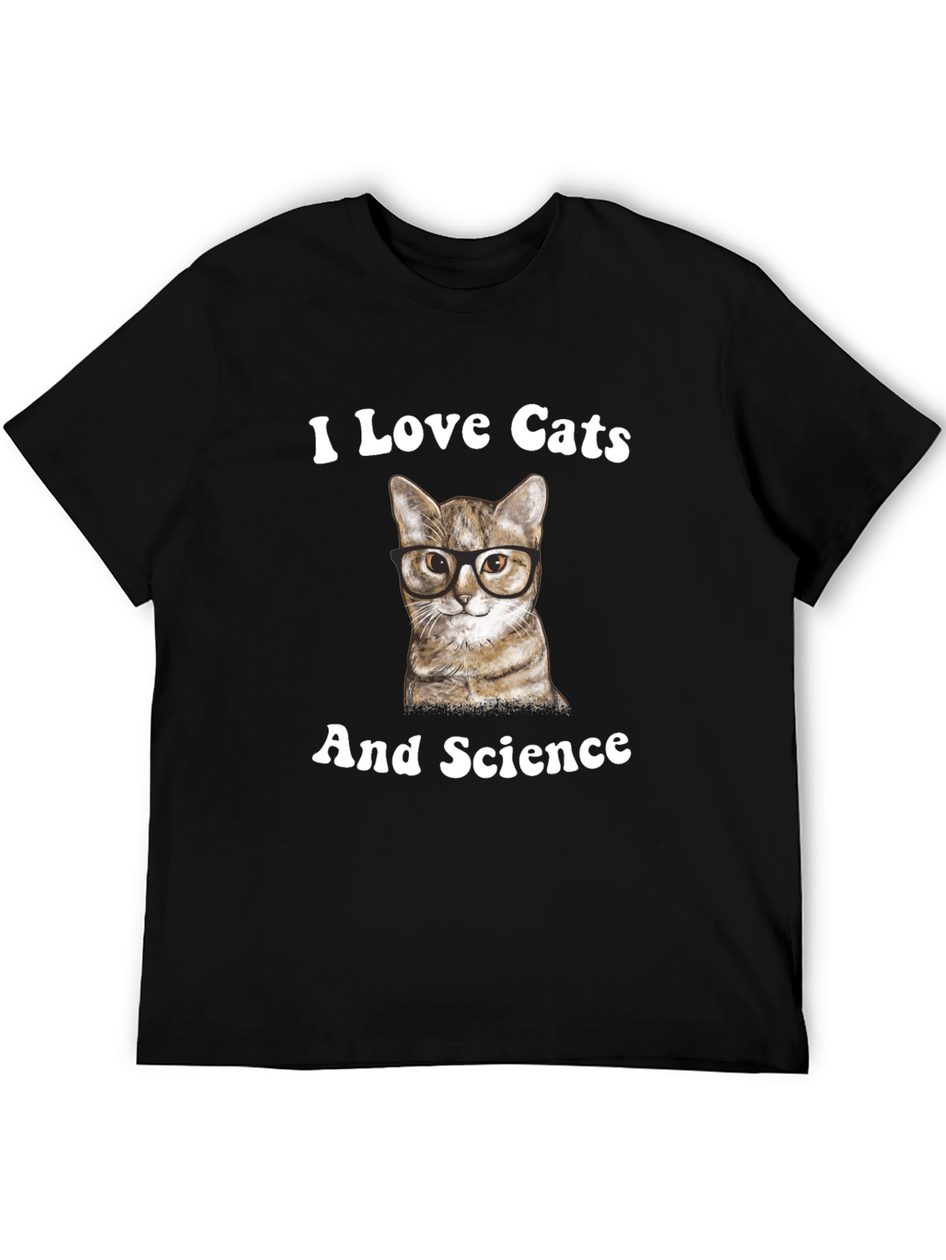 I Love Cats And Science T-Shirt