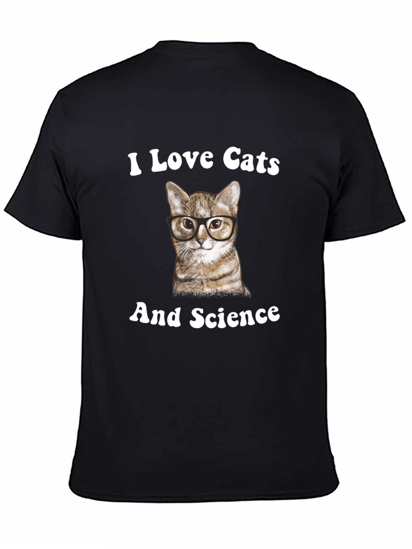 I Love Cats And Science T-Shirt
