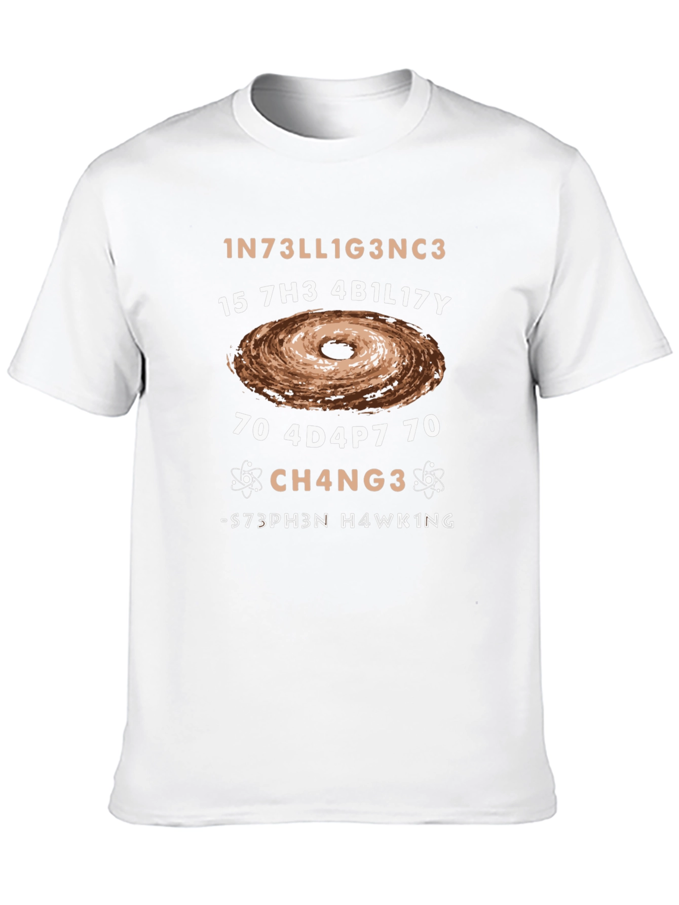 Intelligence Adapt Change Stephen Hawking Tee