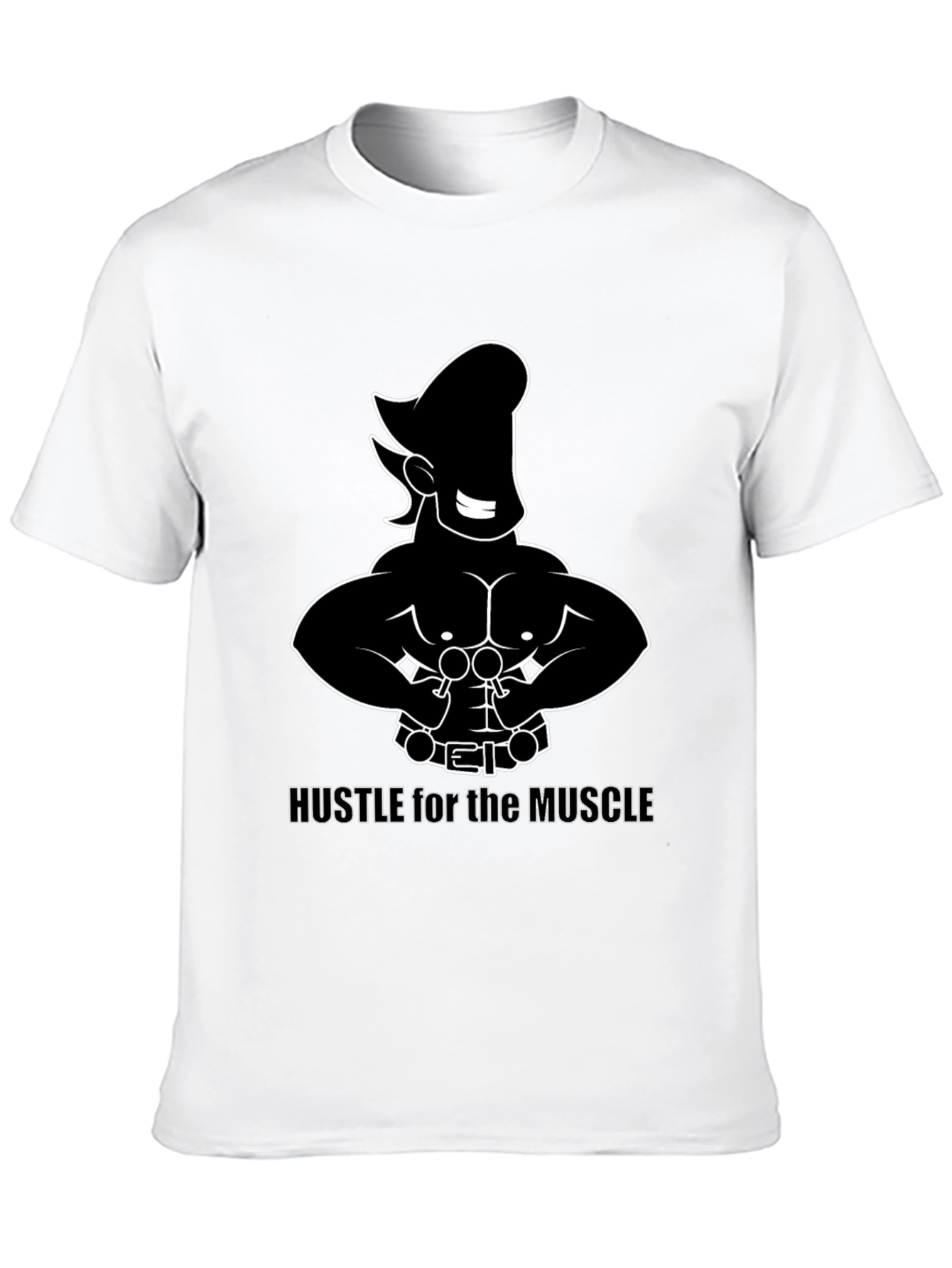 Hustle for the Muscle Graphic T-Shirt