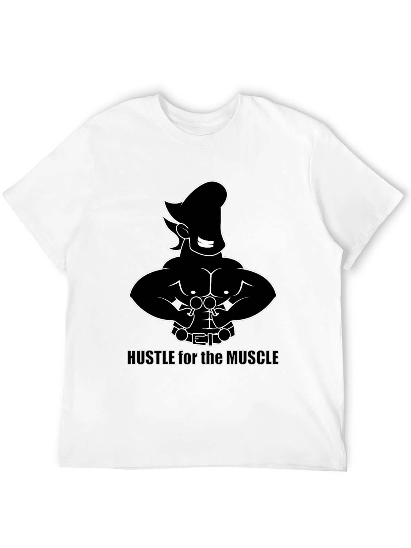 Hustle for the Muscle Graphic T-Shirt