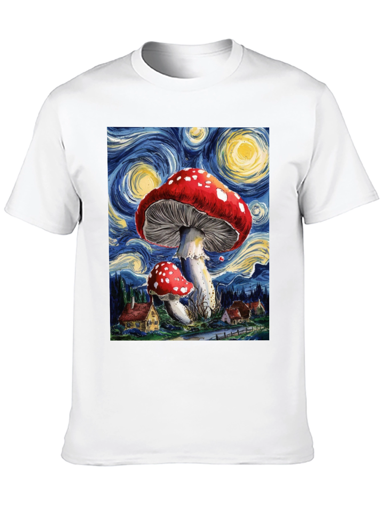 Starry Night Mushroom T-Shirt