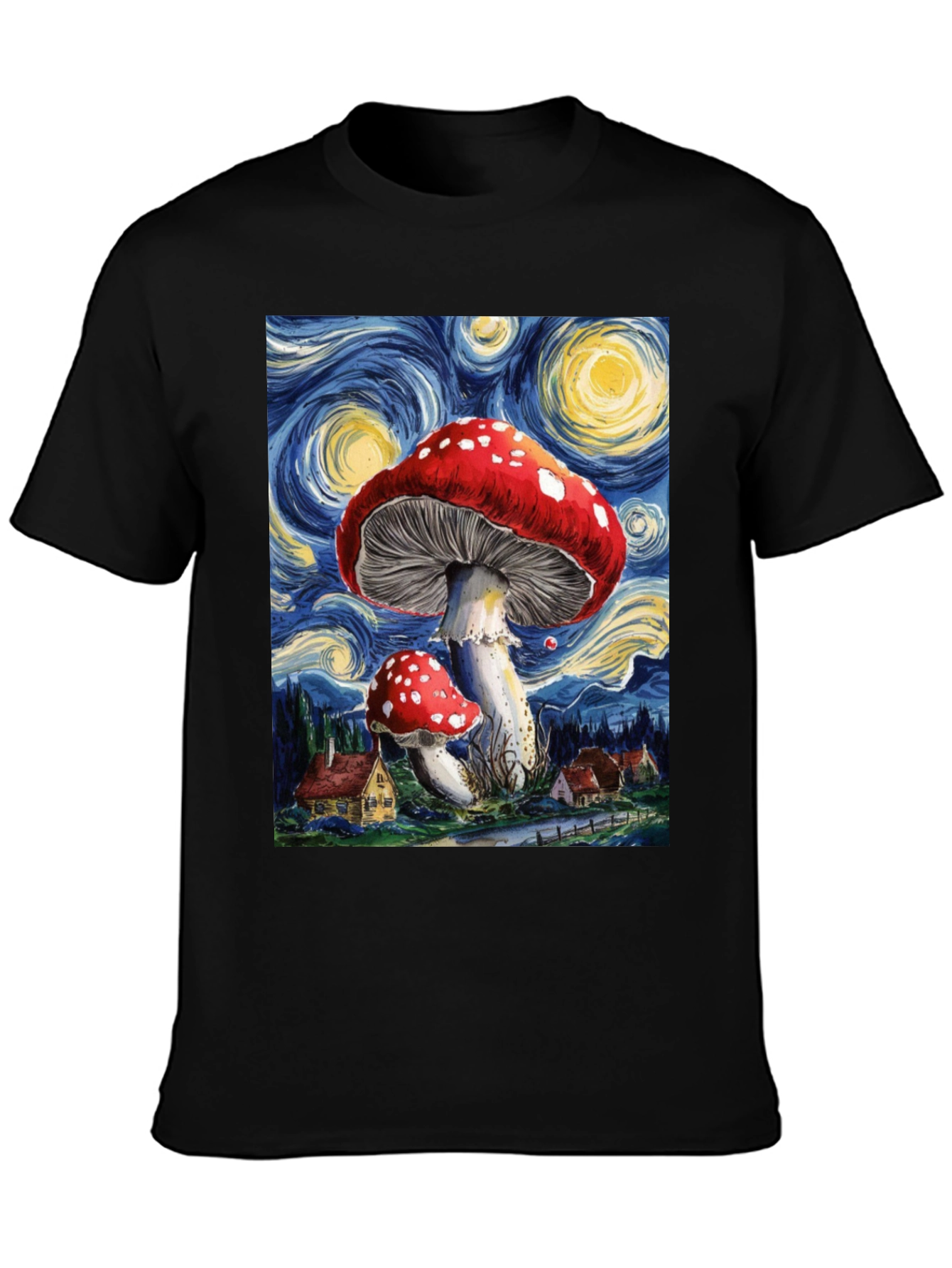 Starry Night Mushroom T-Shirt