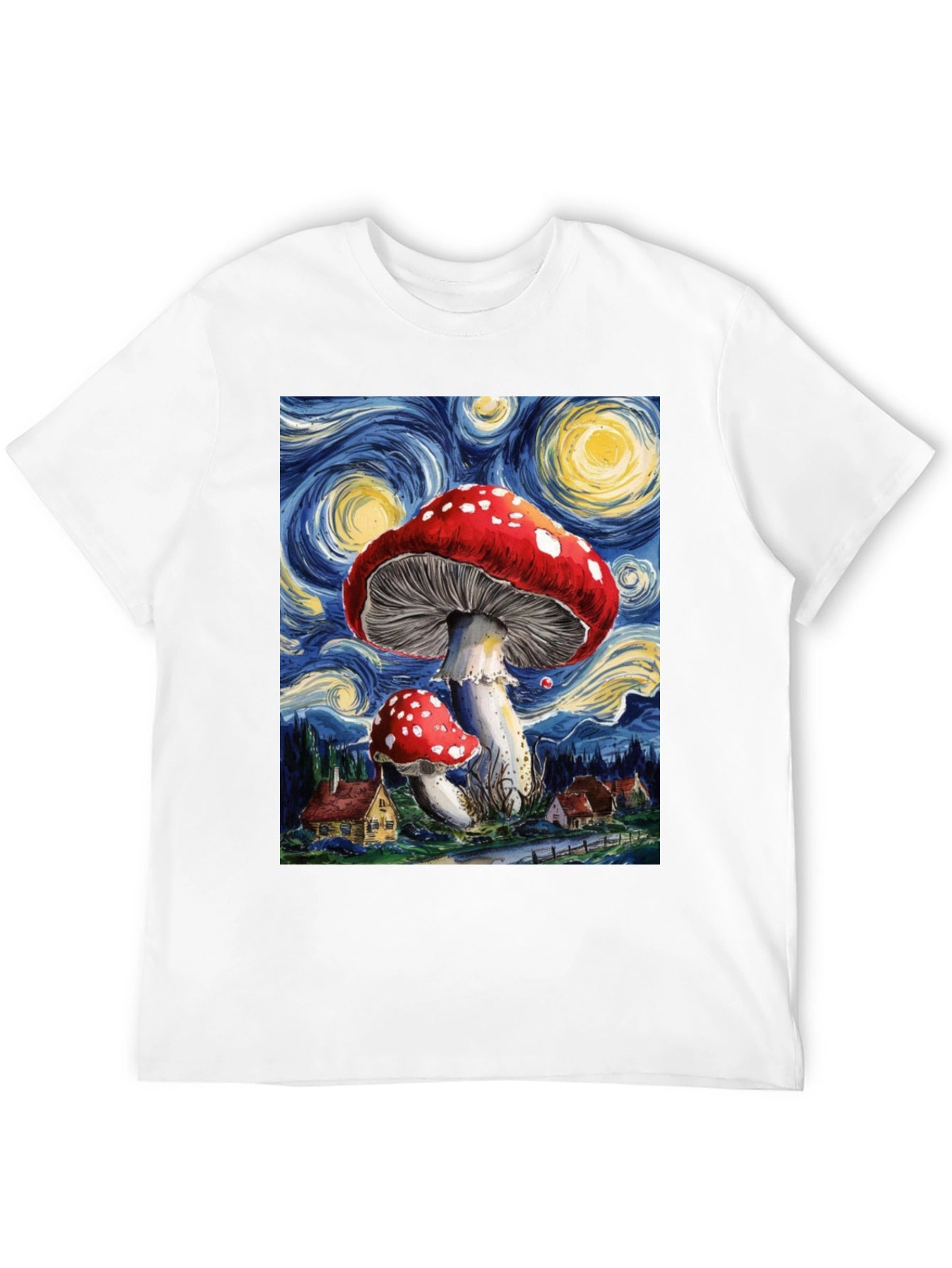 Starry Night Mushroom T-Shirt