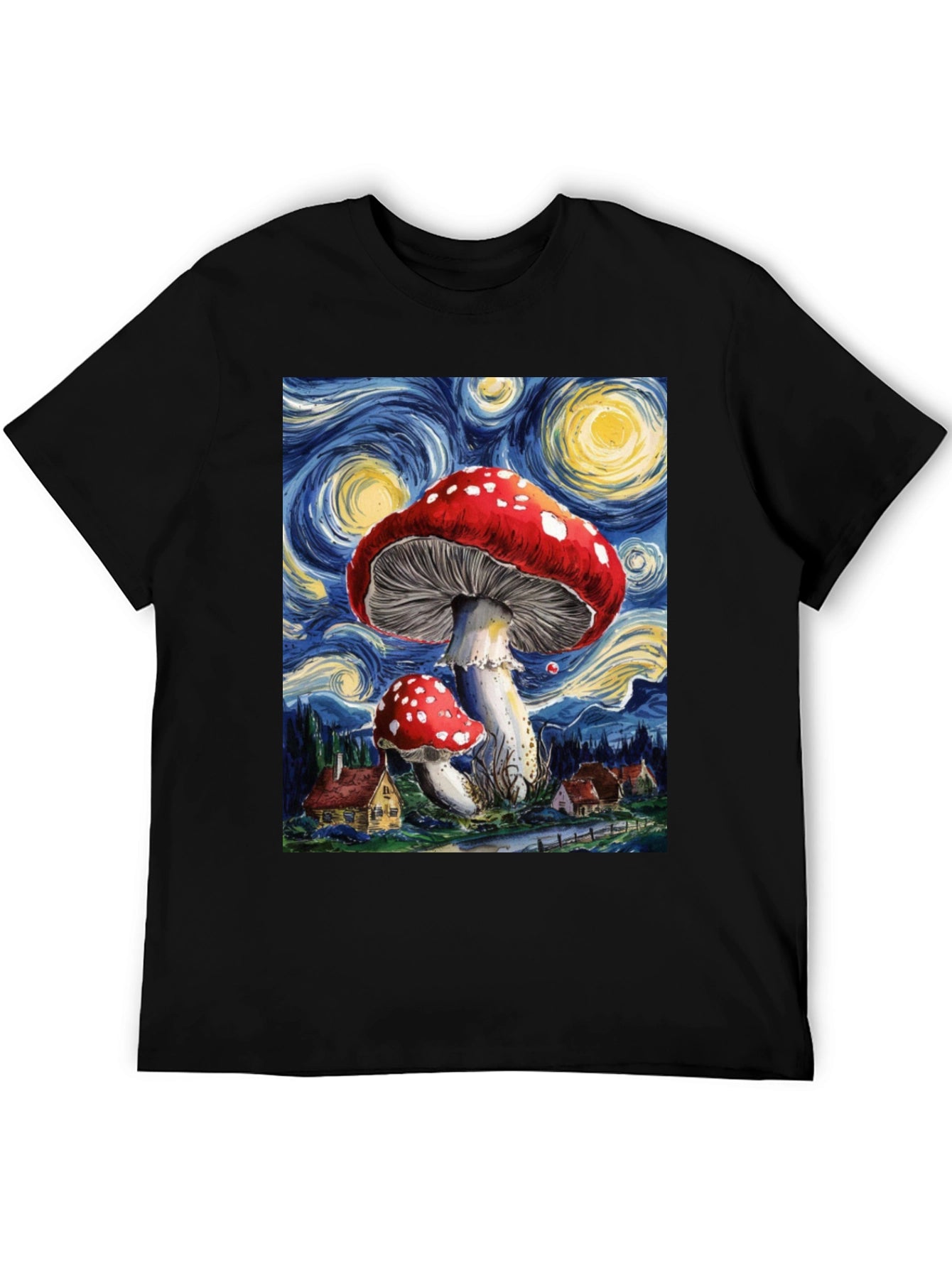Starry Night Mushroom T-Shirt