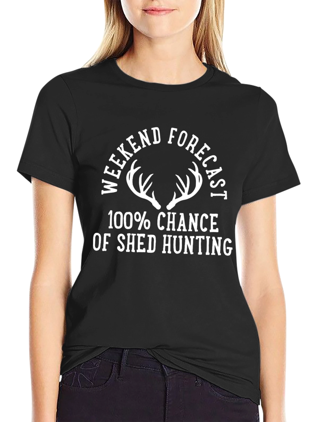 Shed Hunting Forecast Graphic T-Shirt