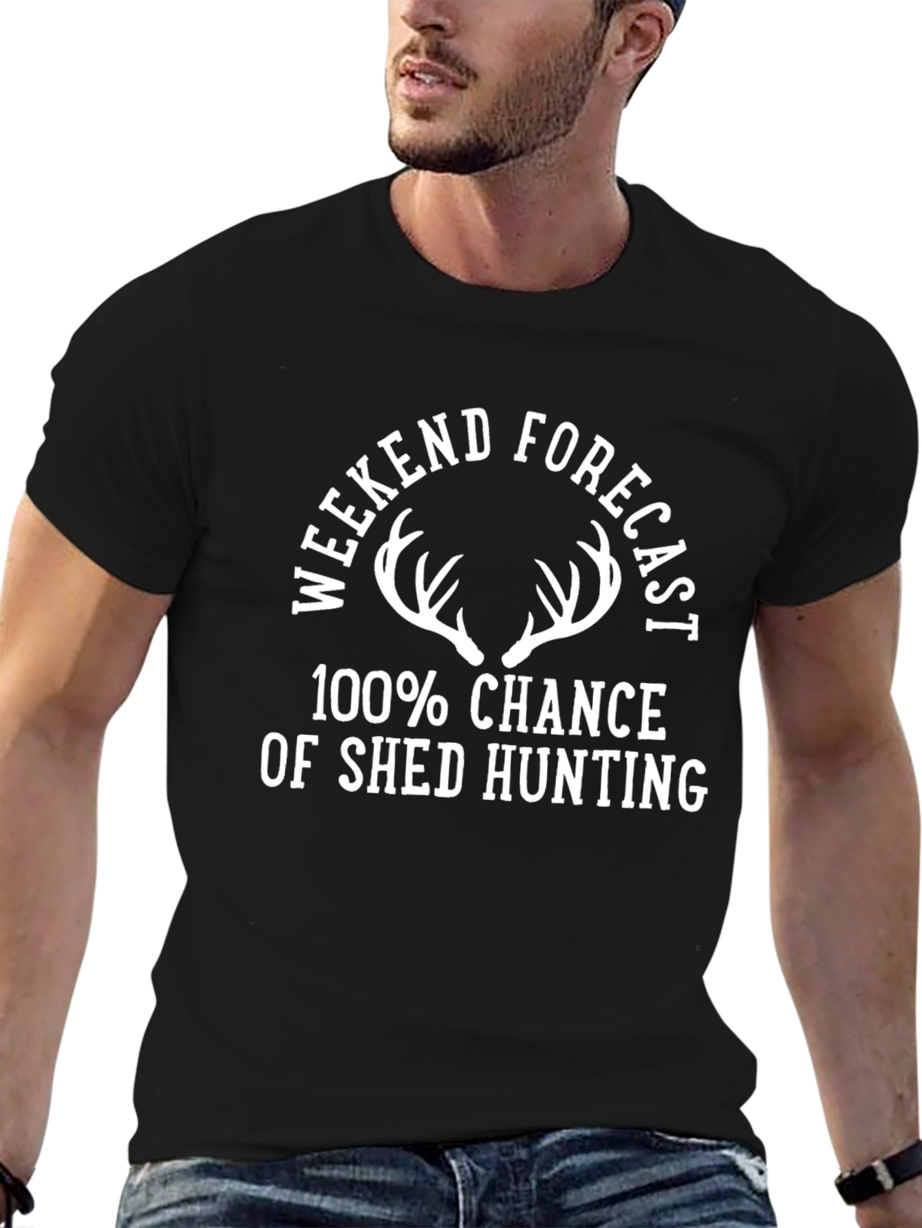Shed Hunting Forecast Graphic T-Shirt