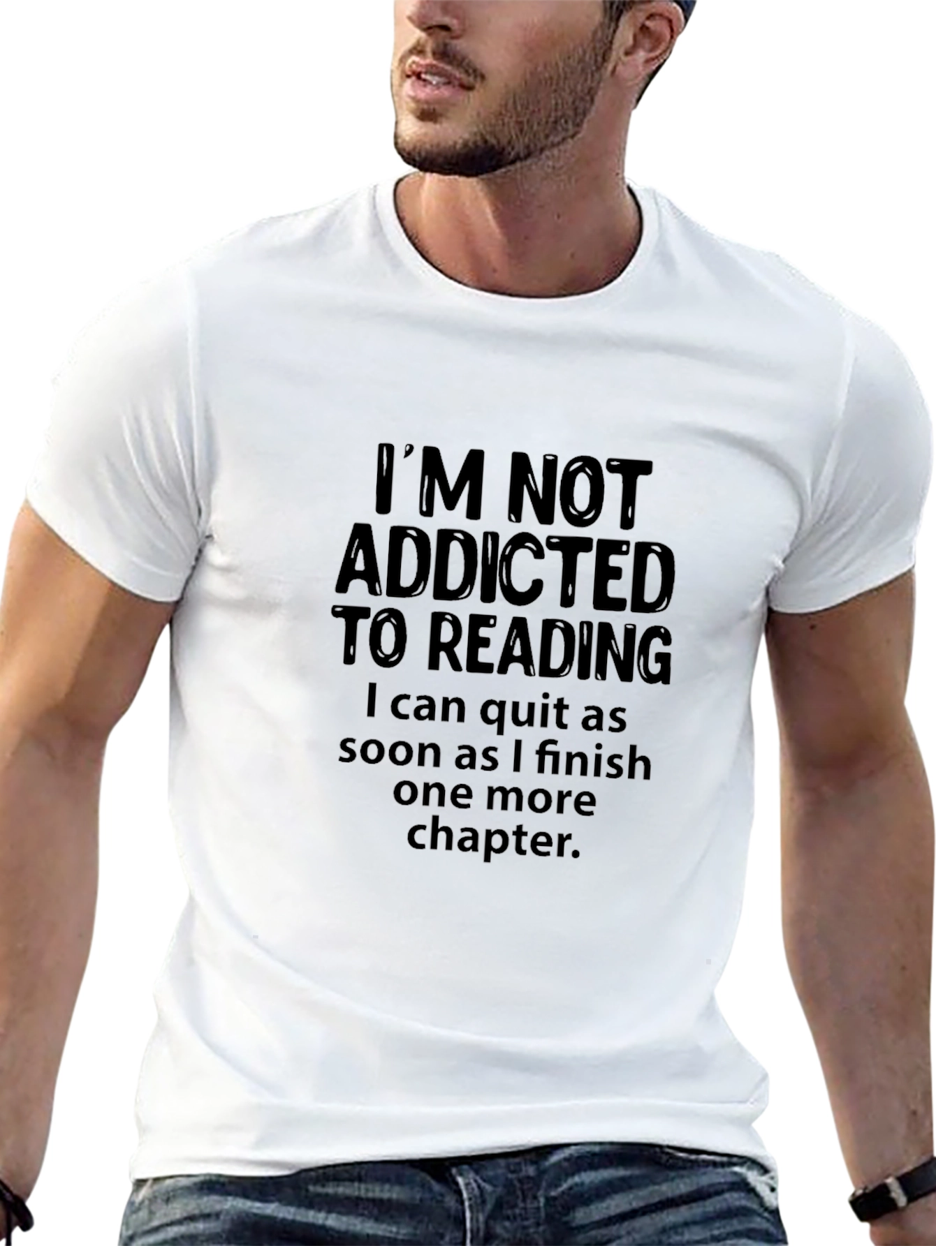Im Not Addicted to Reading Graphic T-Shirt