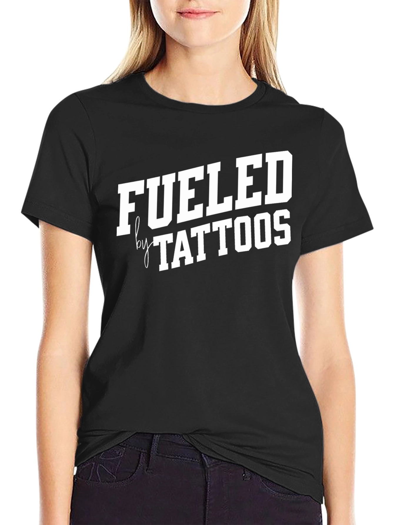 Fueled by Tattoos Black Crewneck T-Shirt