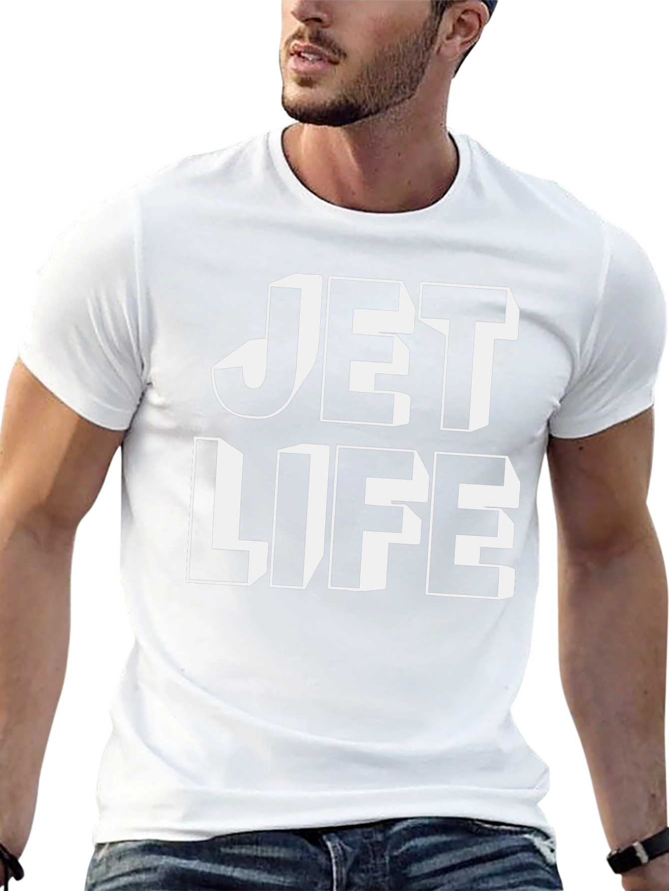 Jet Life Black Graphic T-Shirt