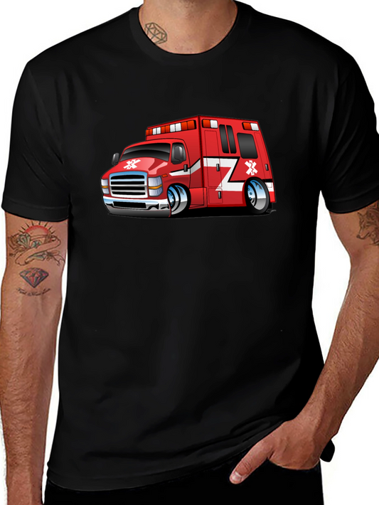 Cartoon Ambulance Graphic Tee