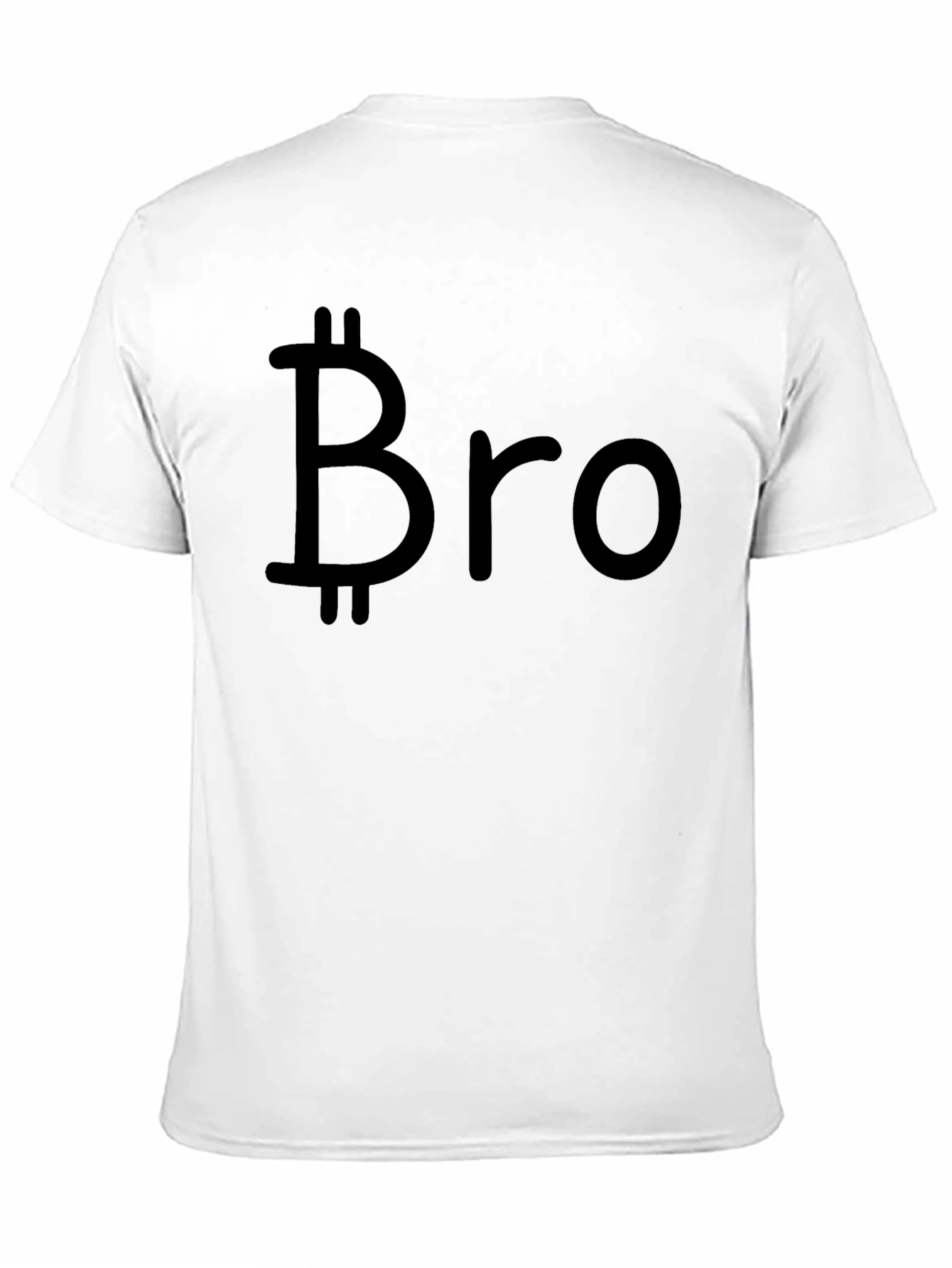 Bitcoin Bro Black T-Shirt - Crypto Enthusiast Tee