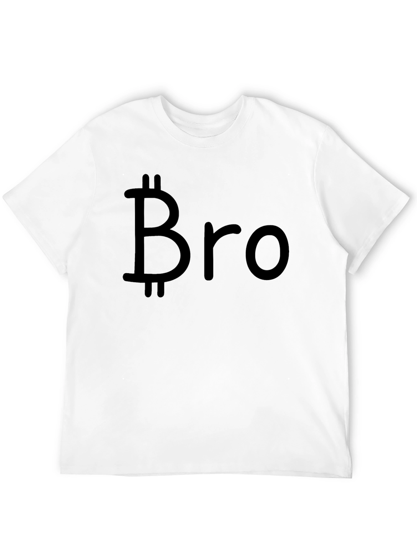 Bitcoin Bro Black T-Shirt - Crypto Enthusiast Tee