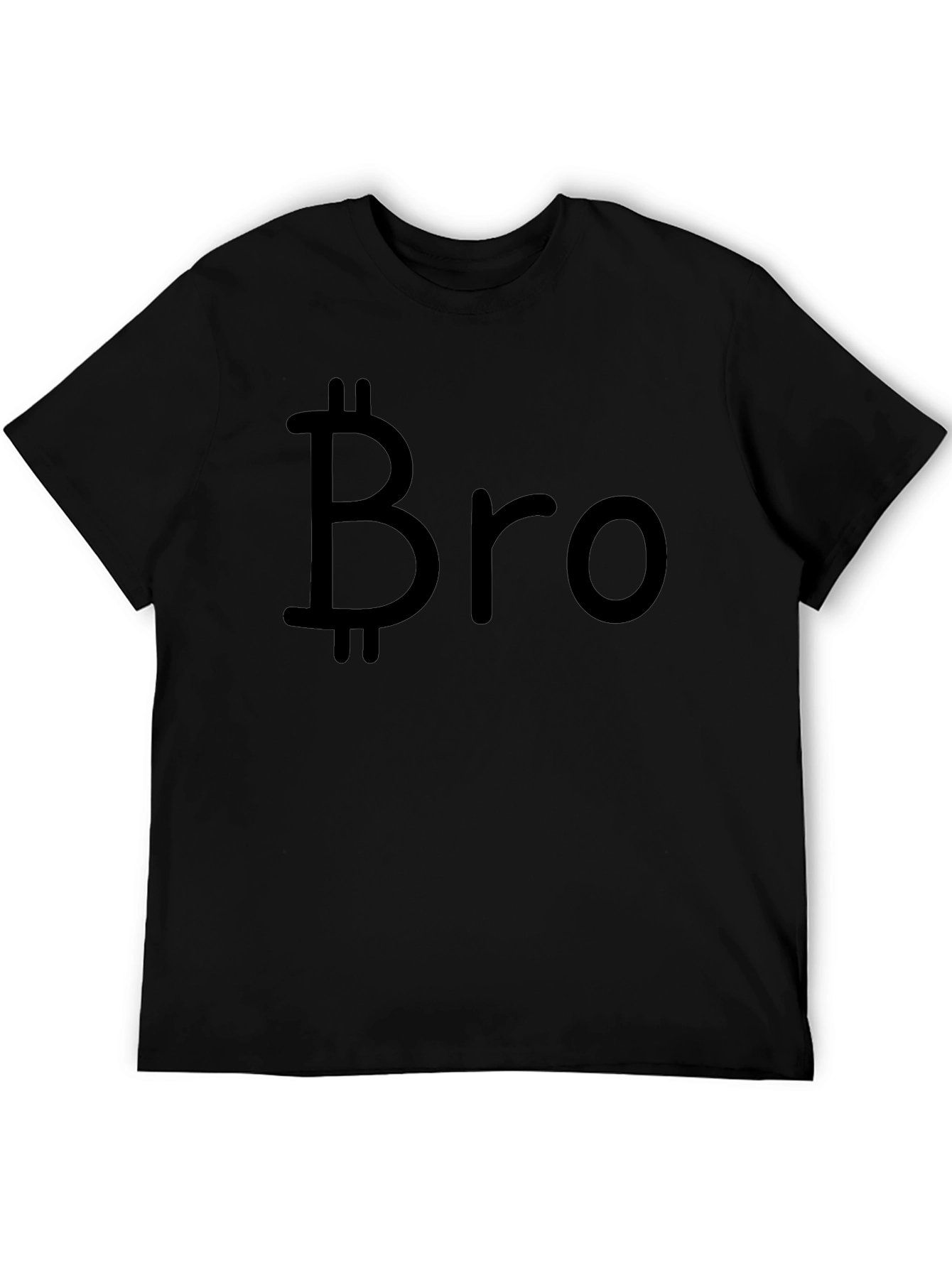 Bitcoin Bro Black T-Shirt - Crypto Enthusiast Tee