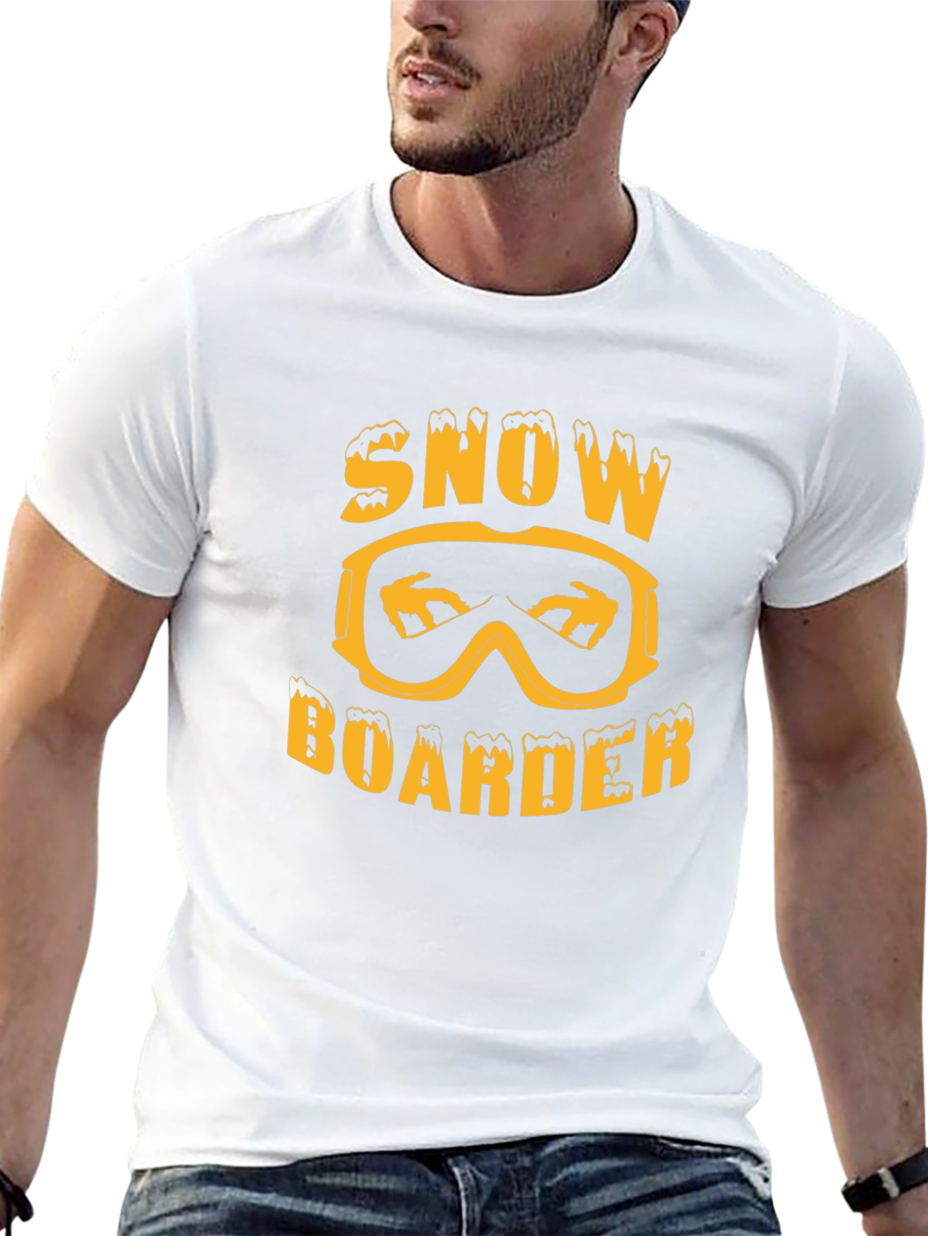 Snowboarder Graphic Tee - Cool Winter Sports Shirt