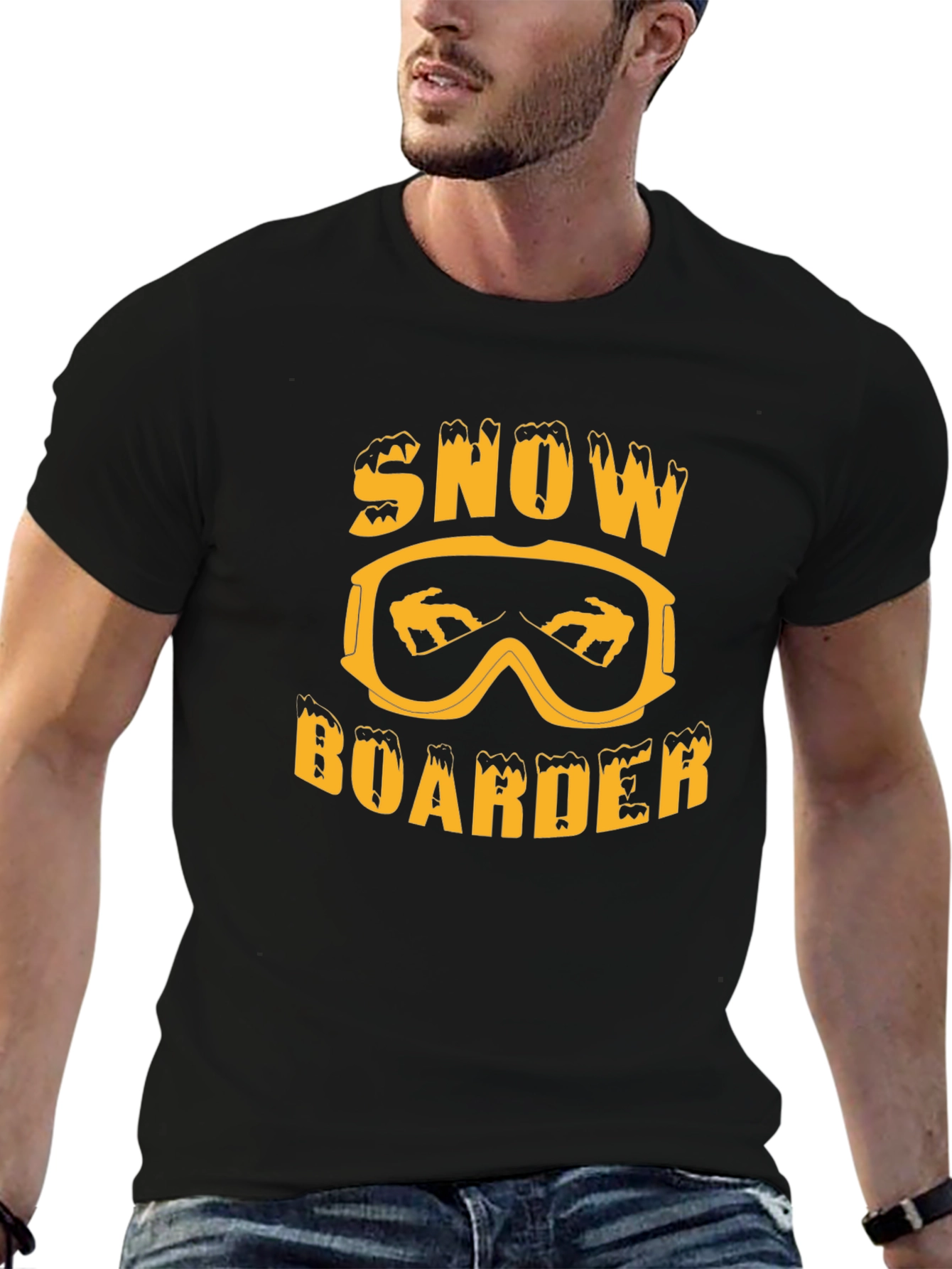 Snowboarder Graphic Tee - Cool Winter Sports Shirt