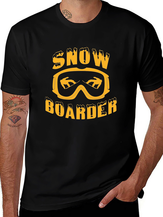 Snowboarder Graphic Tee - Cool Winter Sports Shirt