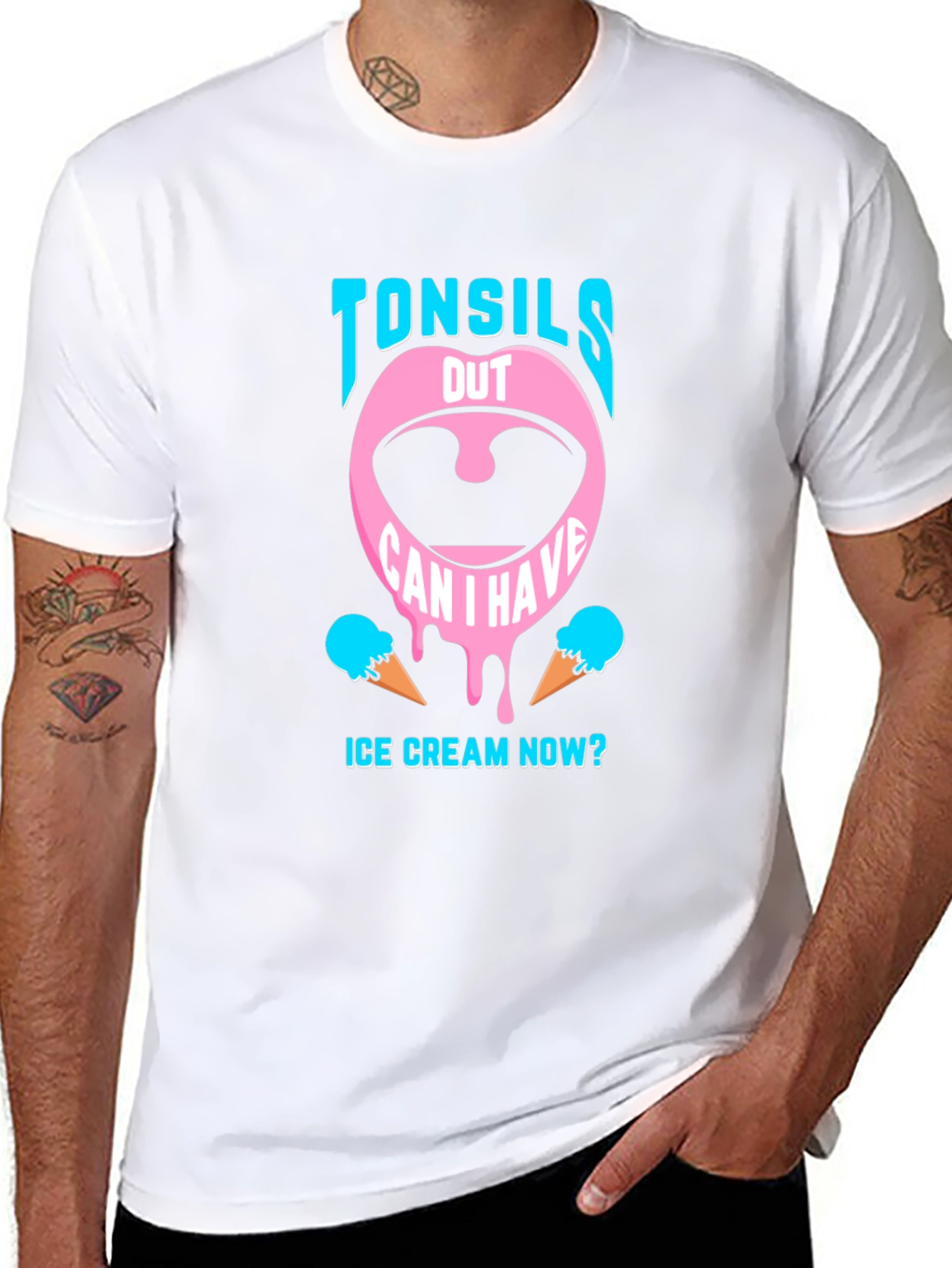 Tonsils Out Ice Cream T-Shirt