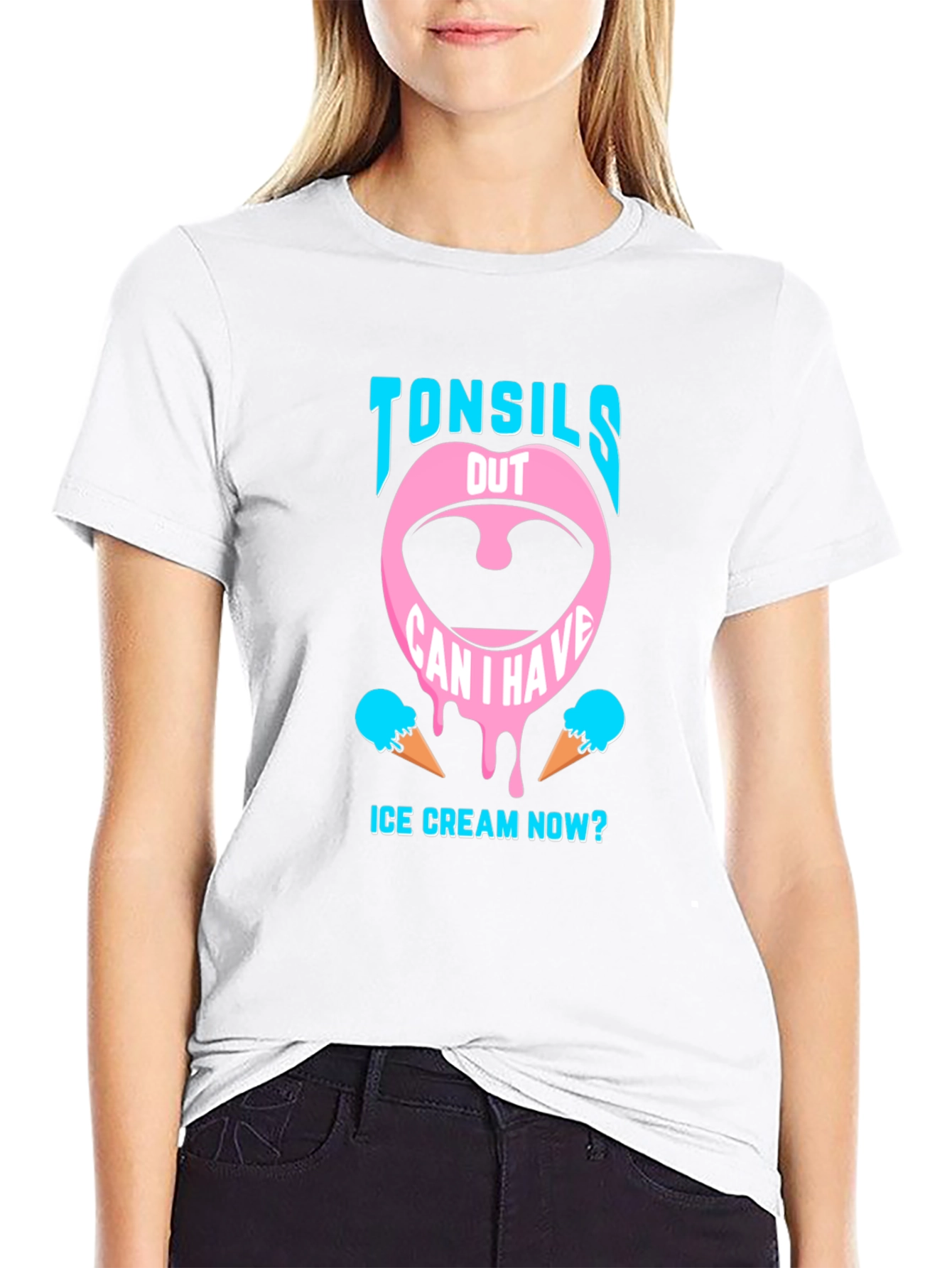Tonsils Out Ice Cream T-Shirt