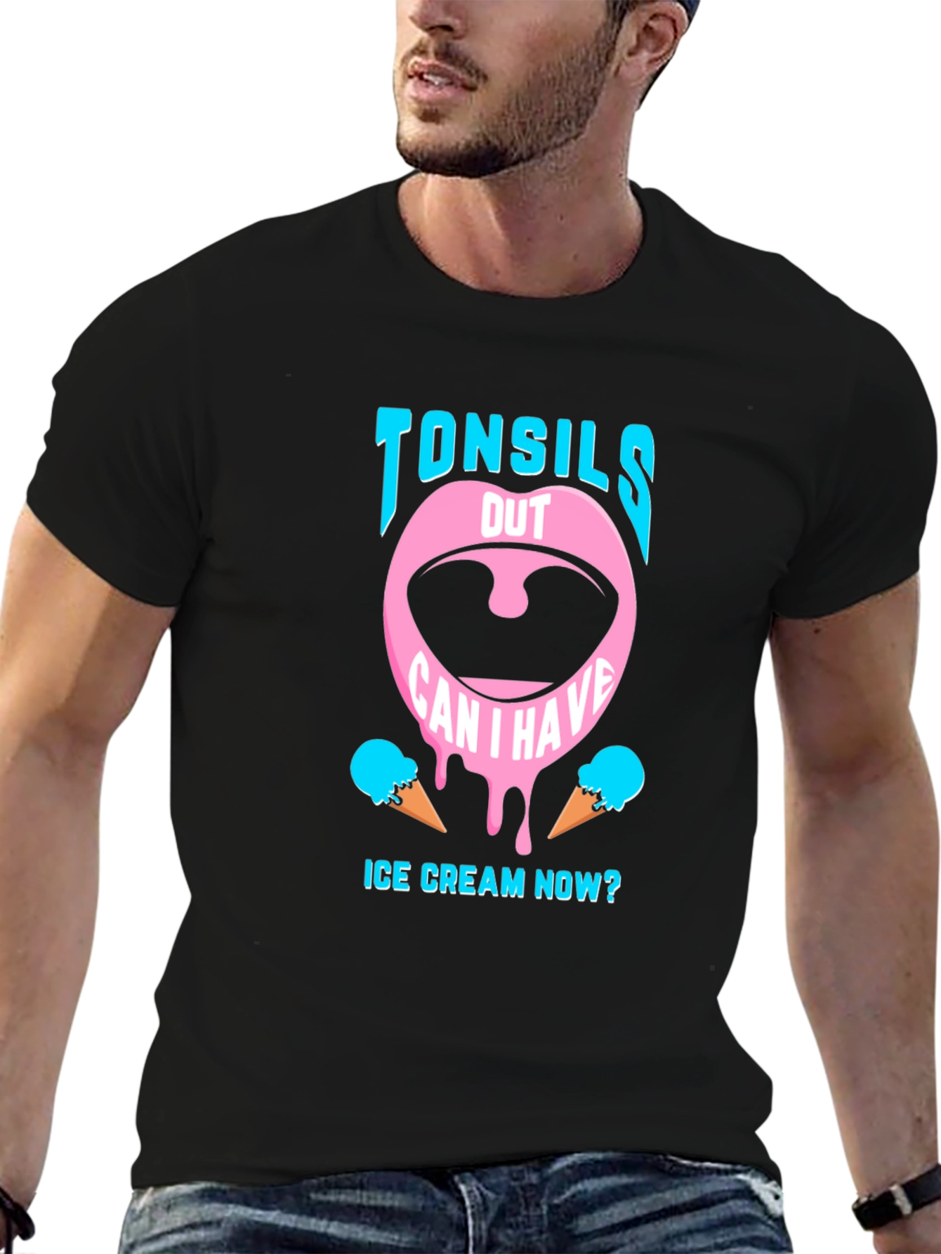 Tonsils Out Ice Cream T-Shirt