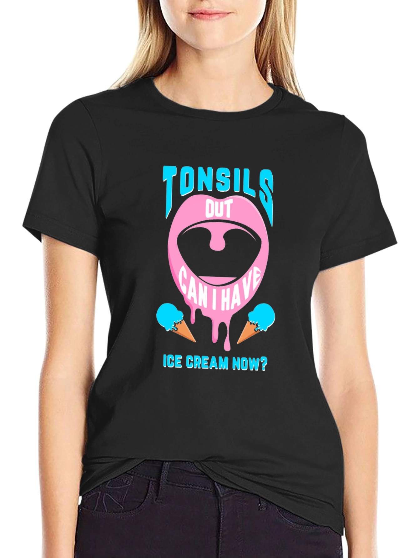 Tonsils Out Ice Cream T-Shirt