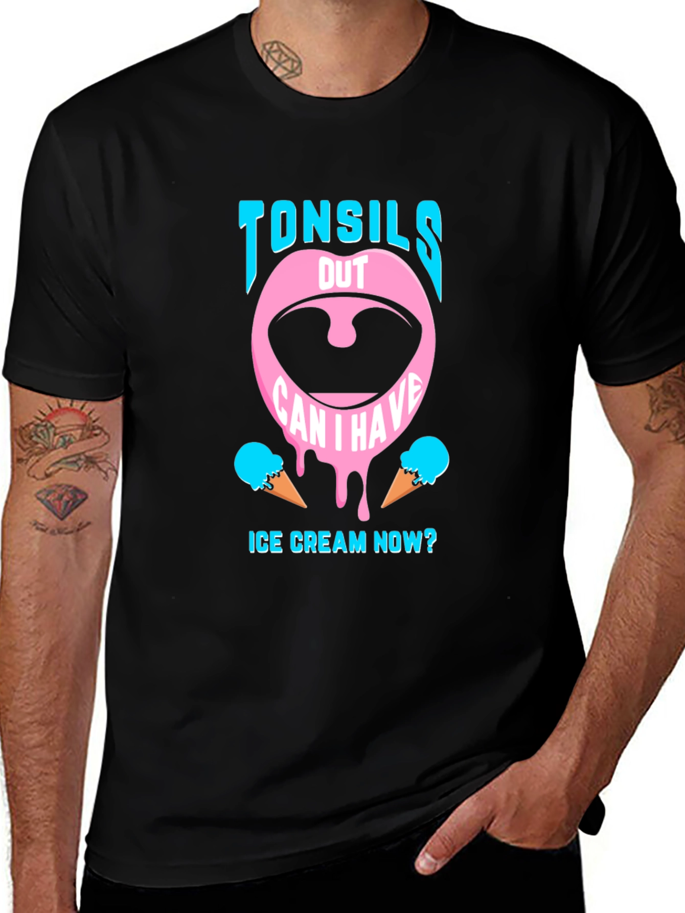 Tonsils Out Ice Cream T-Shirt