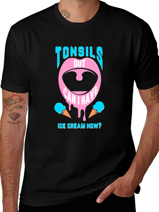 Tonsils Out Ice Cream T-Shirt